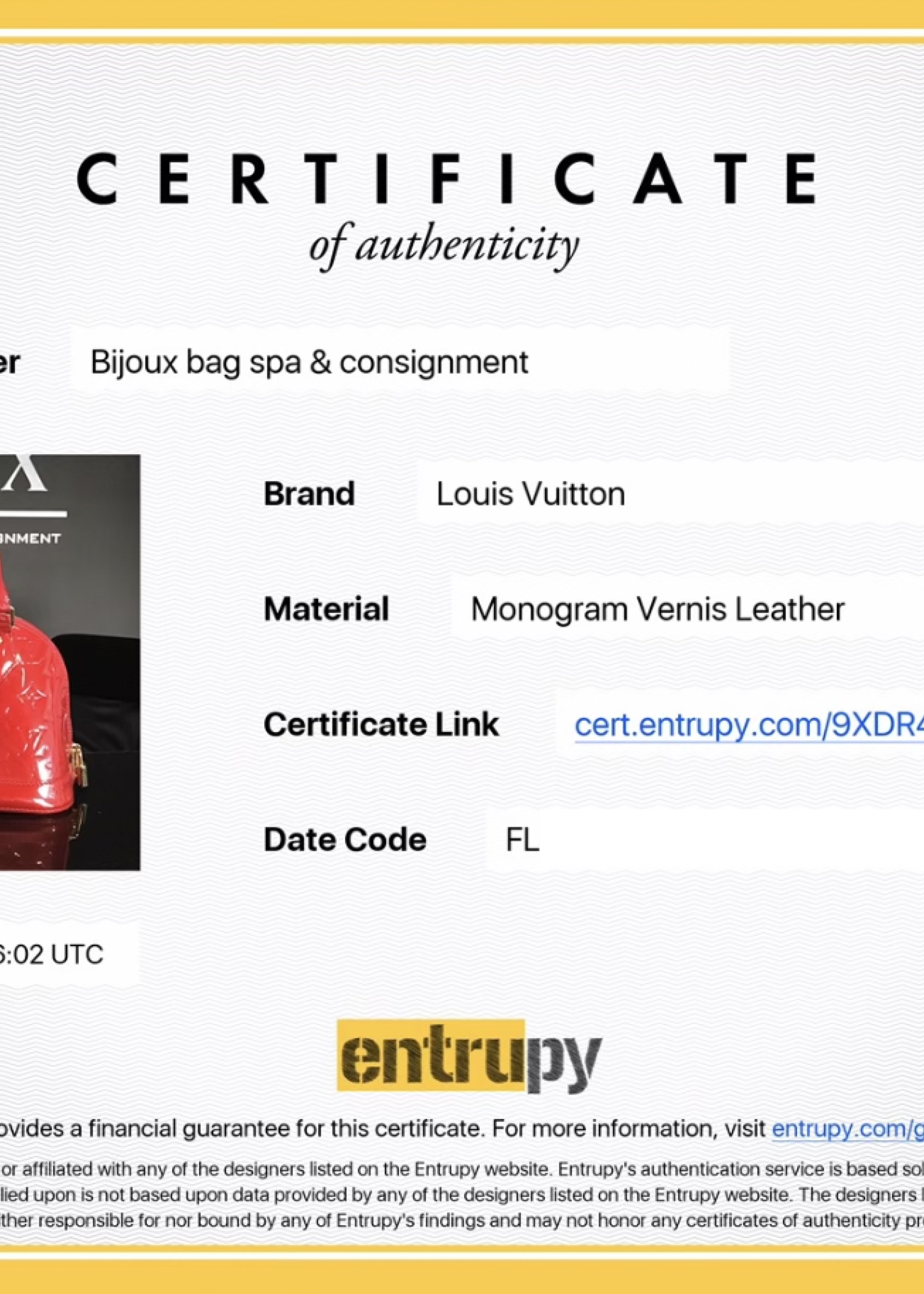 Louis Vuitton SOLD - Louis Vuitton Alma BB (Red)
