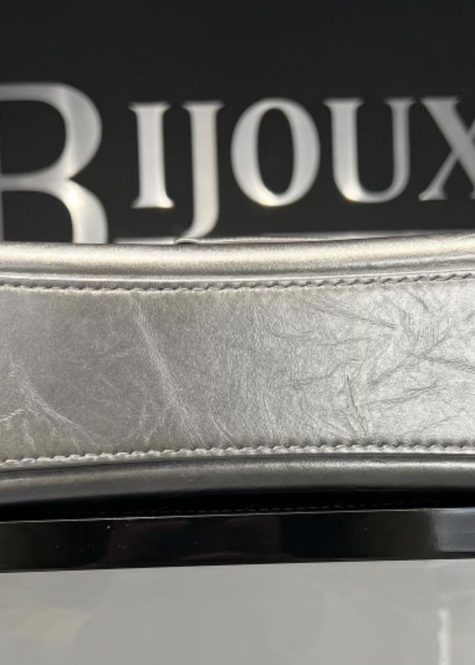 Chanel SOLD - Chanel Gabrielle Large Aged Hobo Bag Metallic Silver