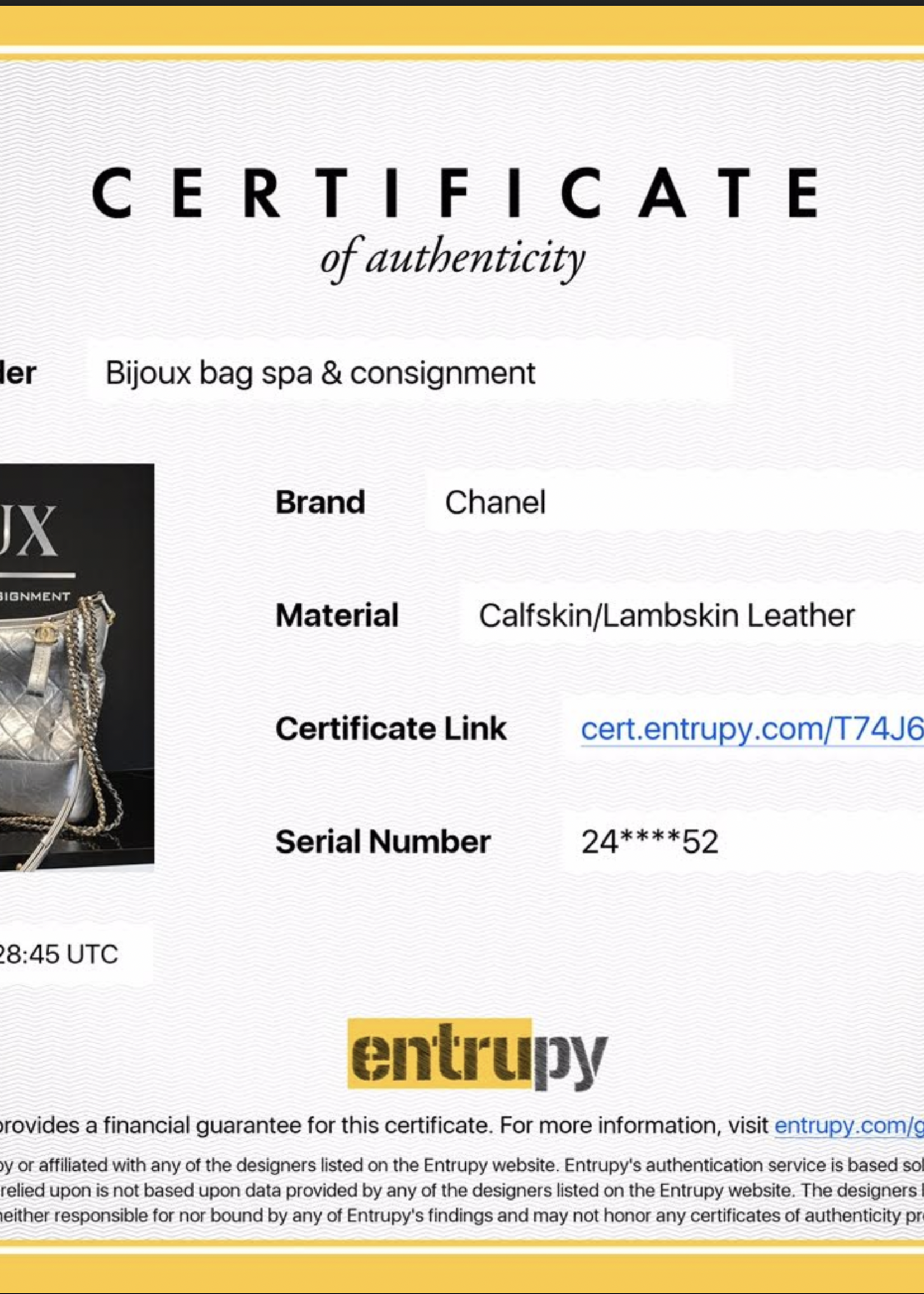 Chanel SOLD - Chanel Gabrielle Large Aged Hobo Bag Metallic Silver