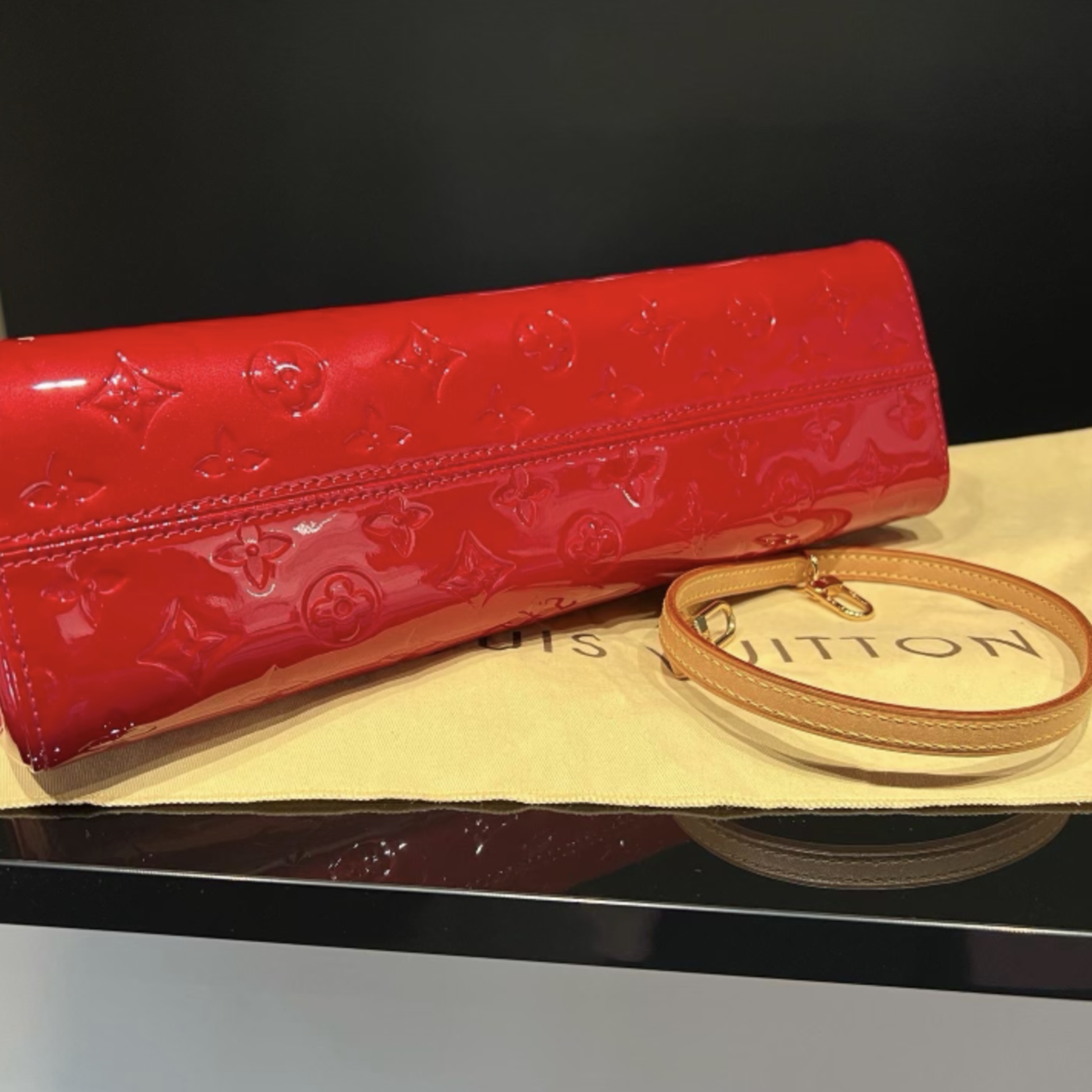 Louis Vuitton SOLD - Louis Vuitton Vernis Roxbury (Red)