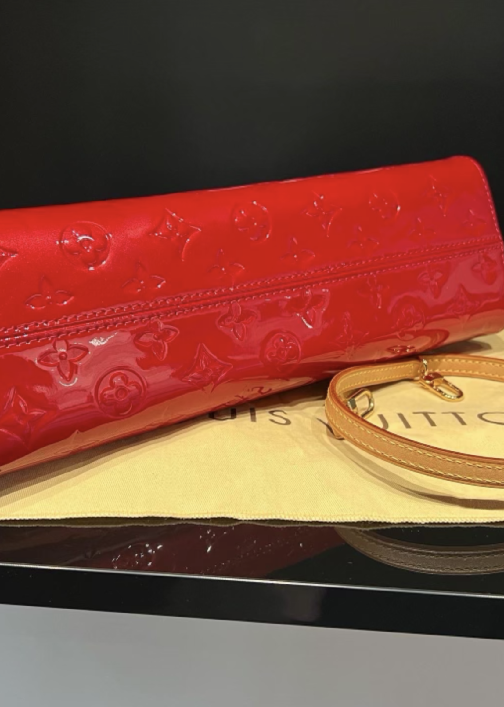 Louis Vuitton SOLD - Louis Vuitton Vernis Roxbury (Red)