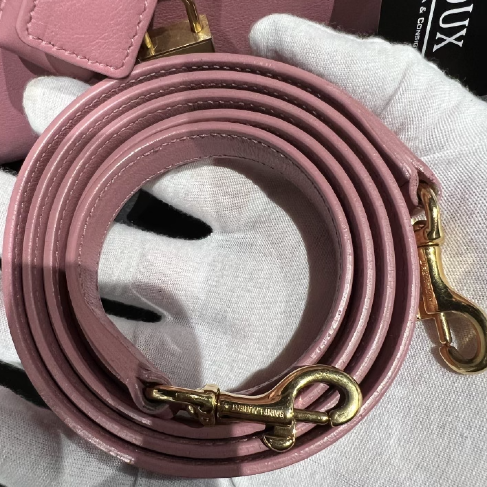 Saint Laurent SOLD - Saint Laurent Sac De Jour Nano- Mauve