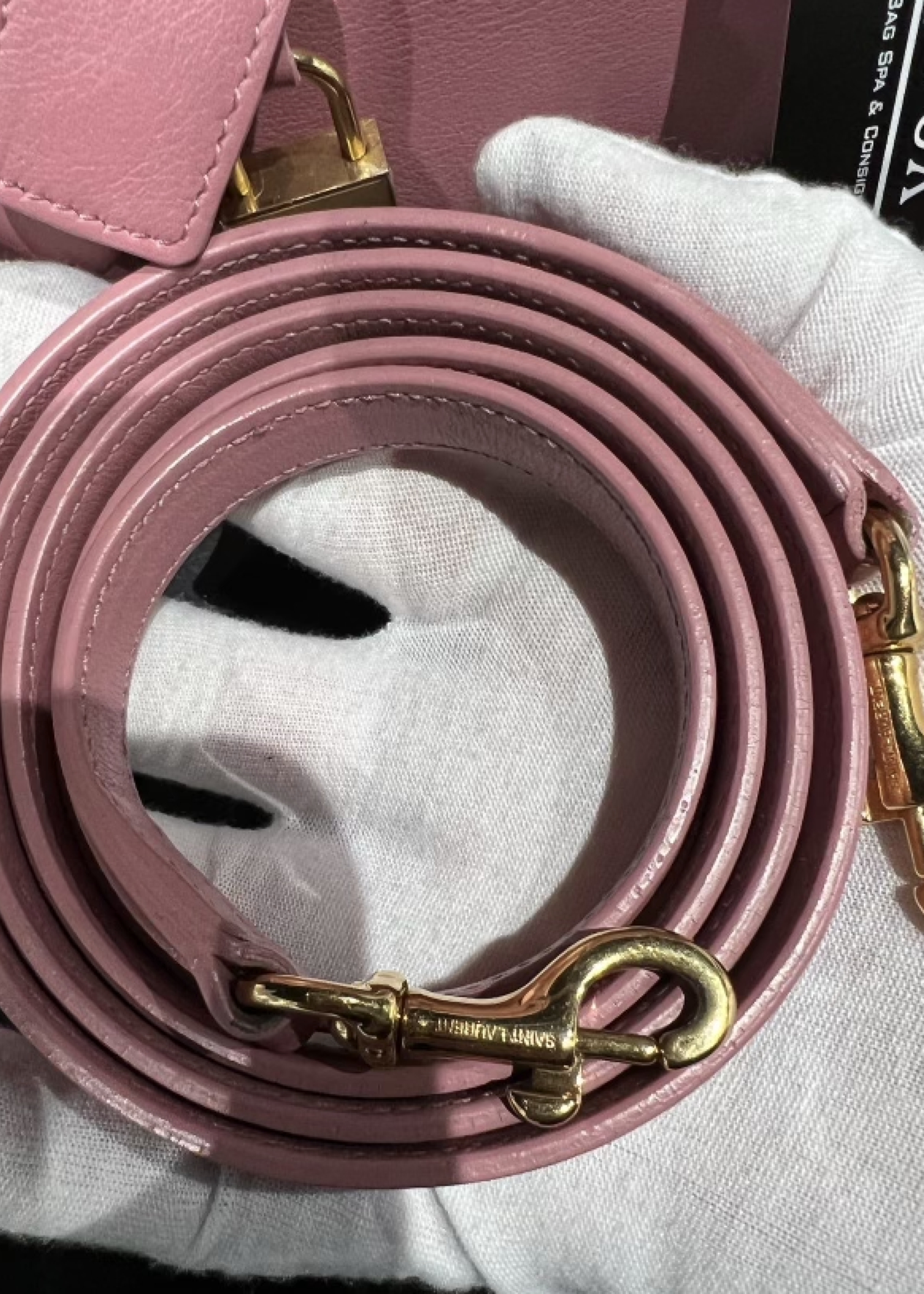 Saint Laurent SOLD - Saint Laurent Sac De Jour Nano- Mauve