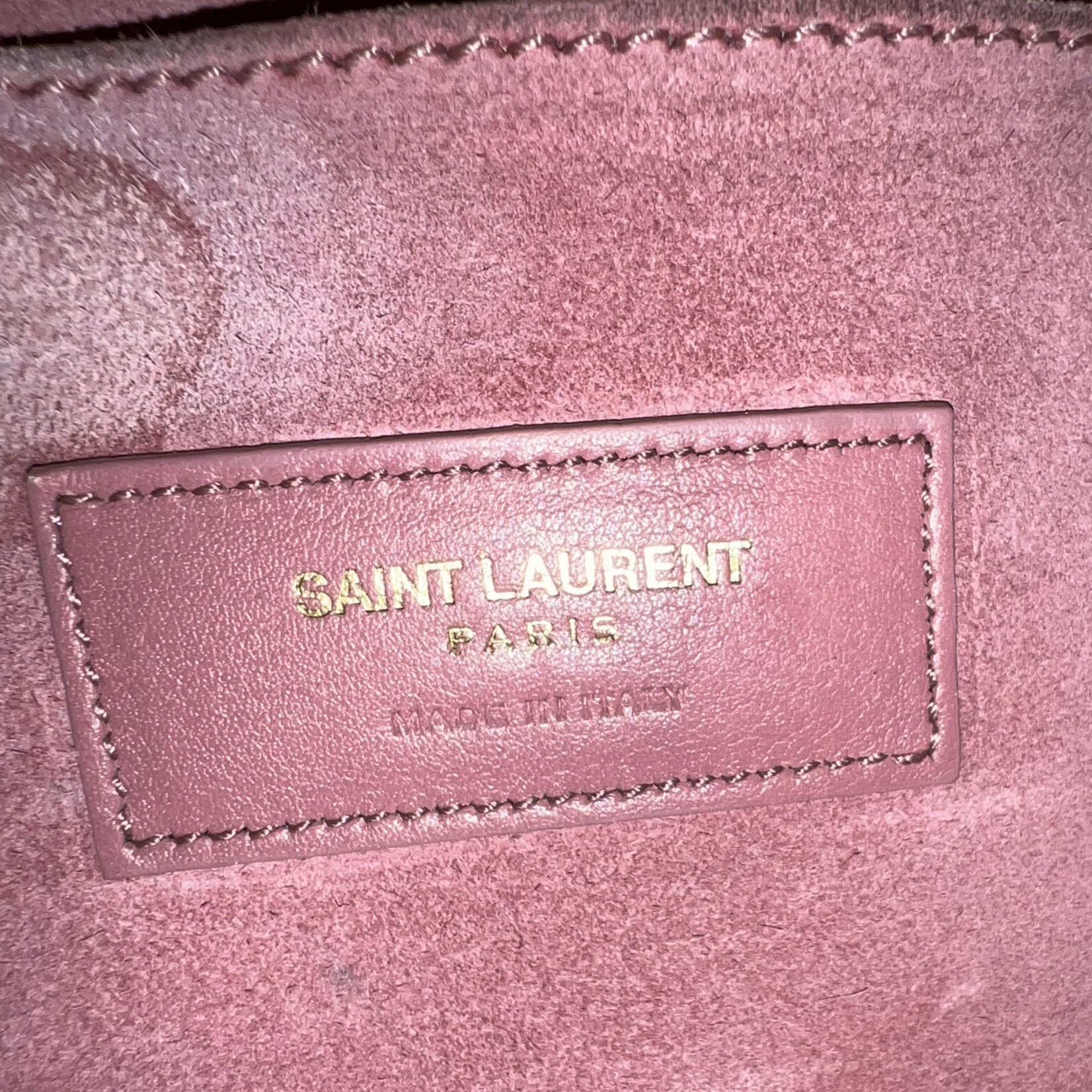 Saint Laurent SOLD - Saint Laurent Sac De Jour Nano- Mauve