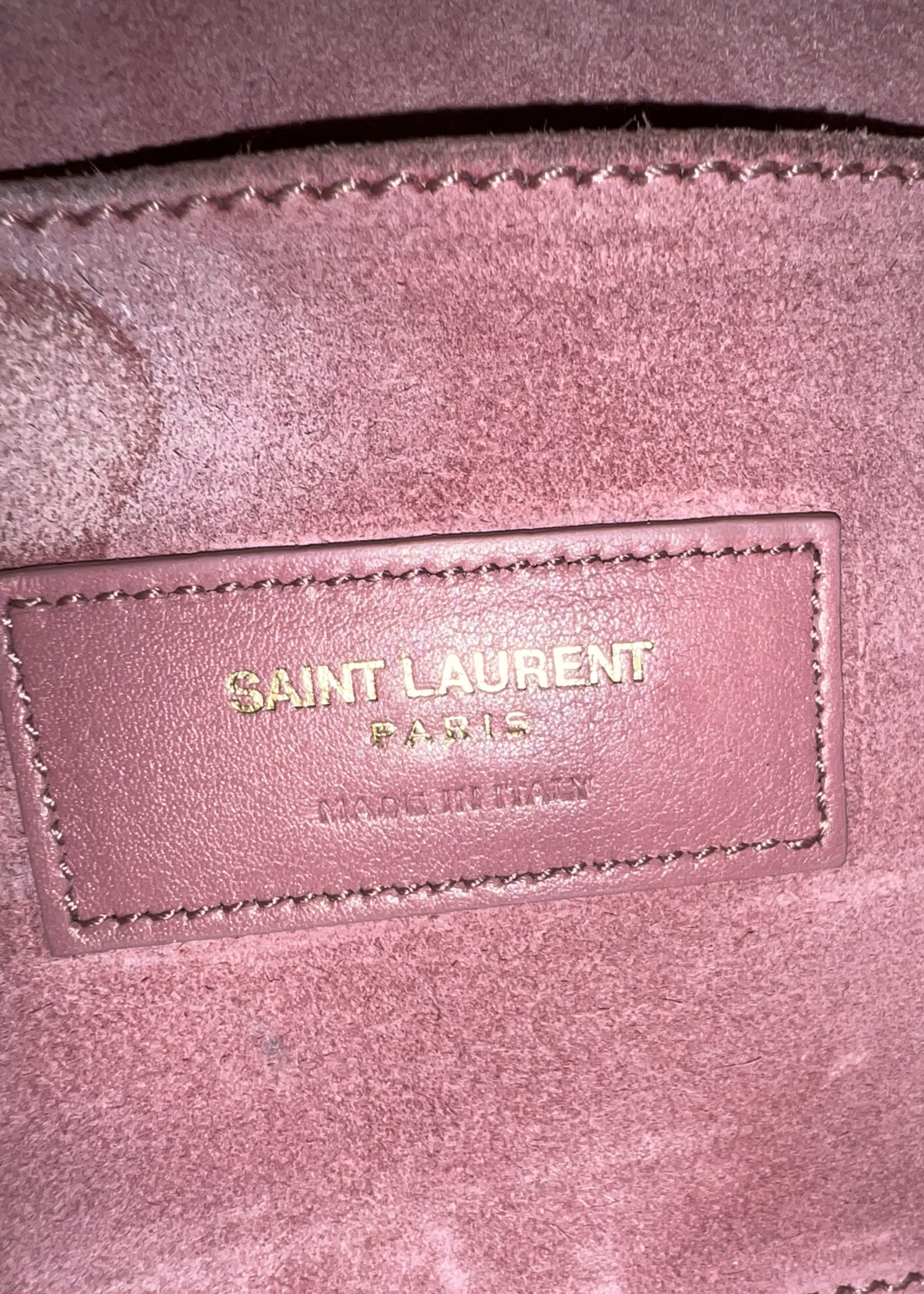 Saint Laurent SOLD - Saint Laurent Sac De Jour Nano- Mauve