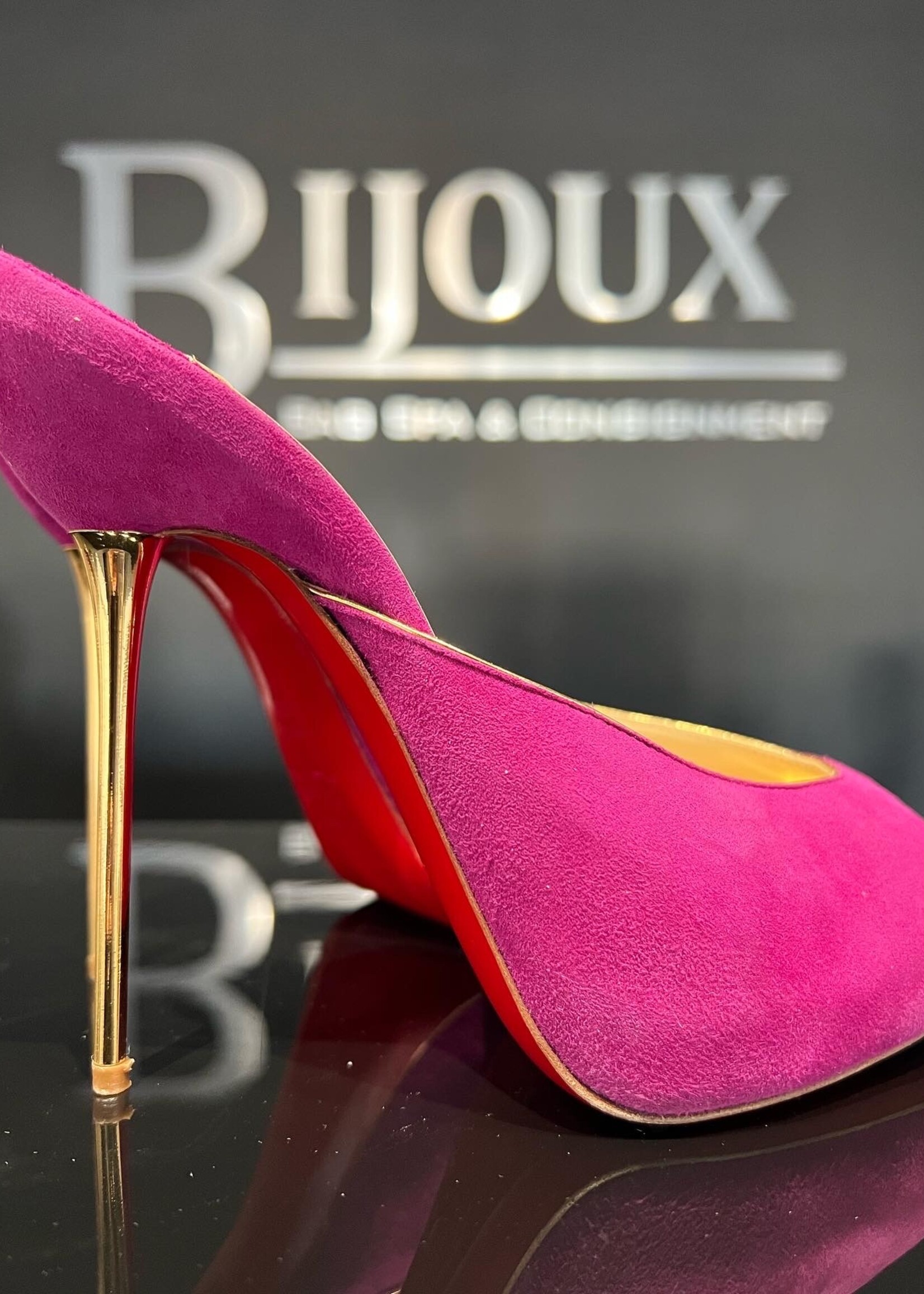 Christian Louboutin Christian Louboutin Elisabeth Suede 120 Fuchsia - 38