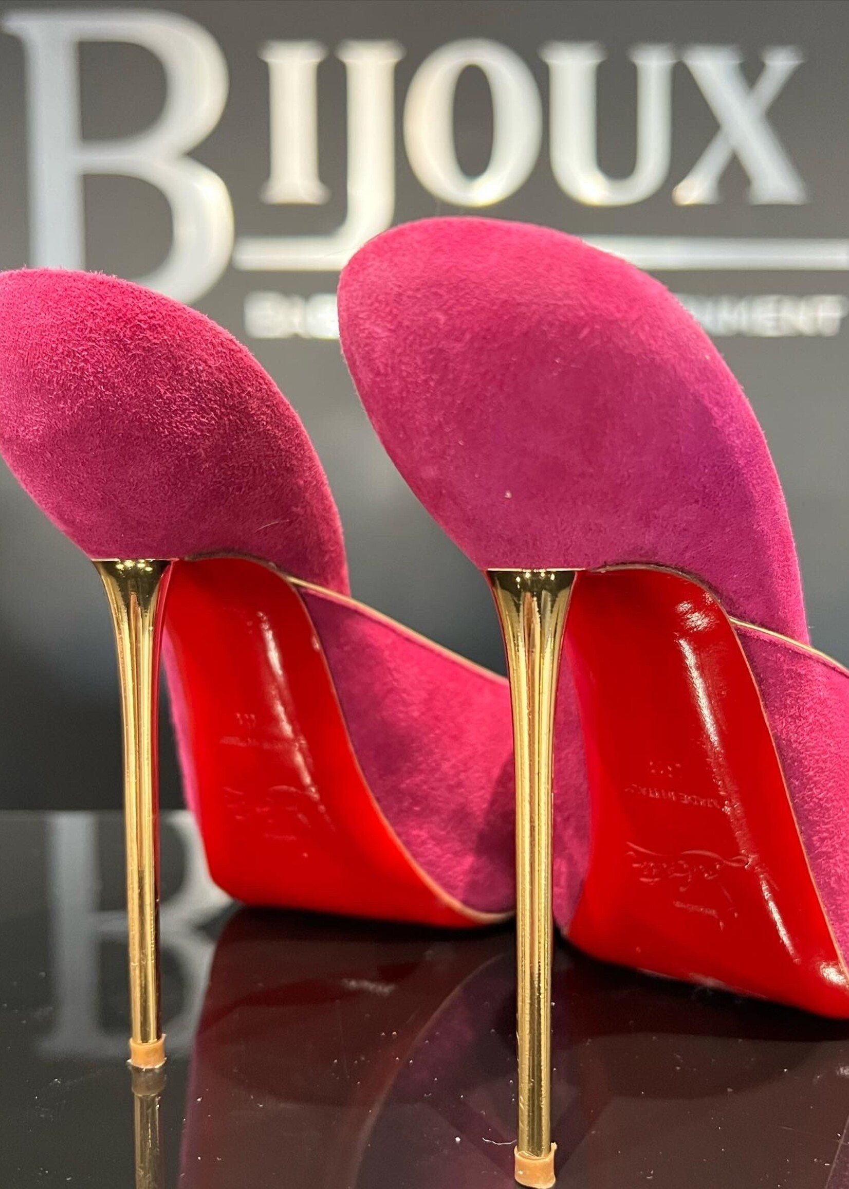 Christian Louboutin Christian Louboutin Elisabeth Suede 120 Fuchsia - 38