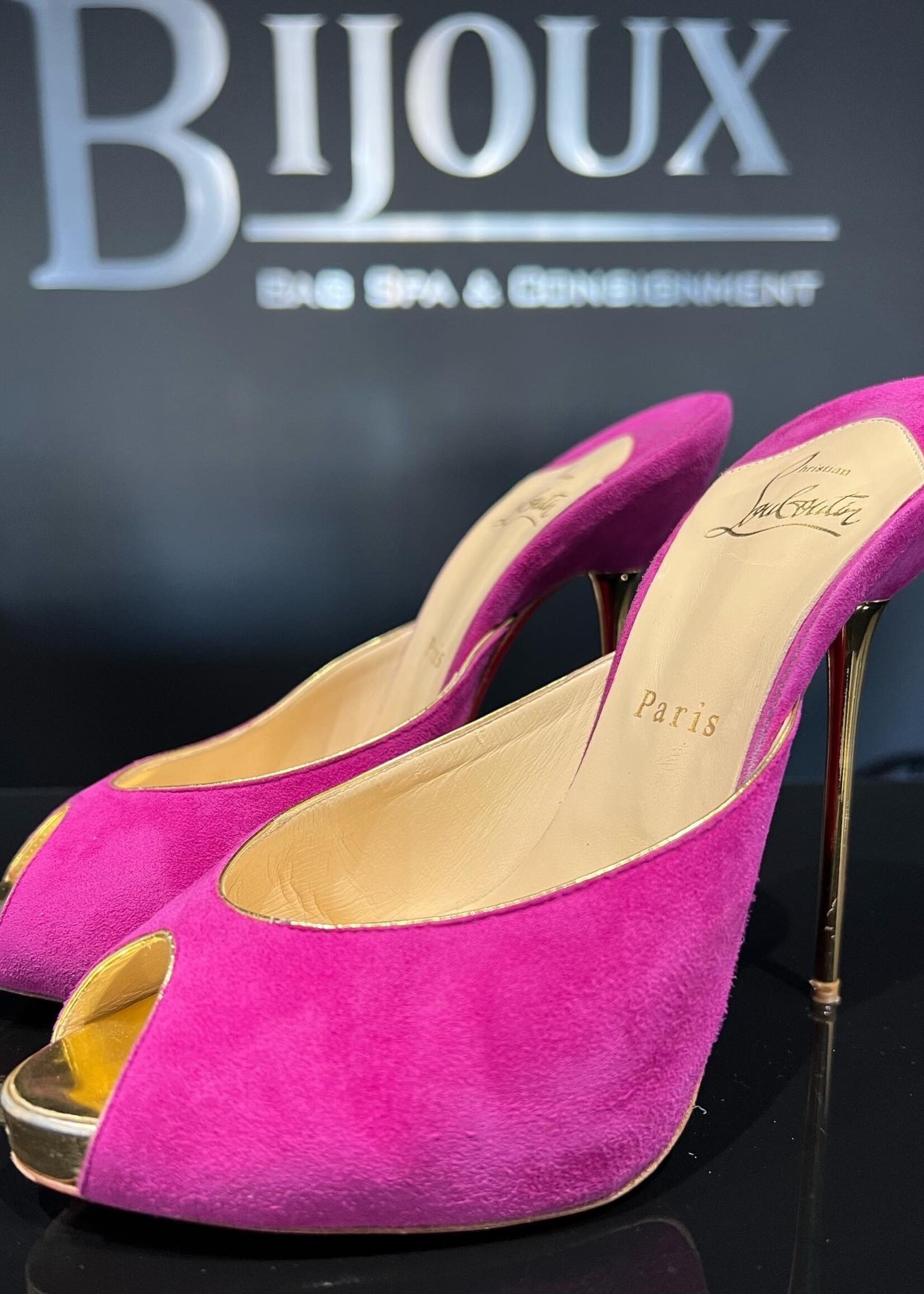 Christian Louboutin Christian Louboutin Elisabeth Suede 120 Fuchsia - 38