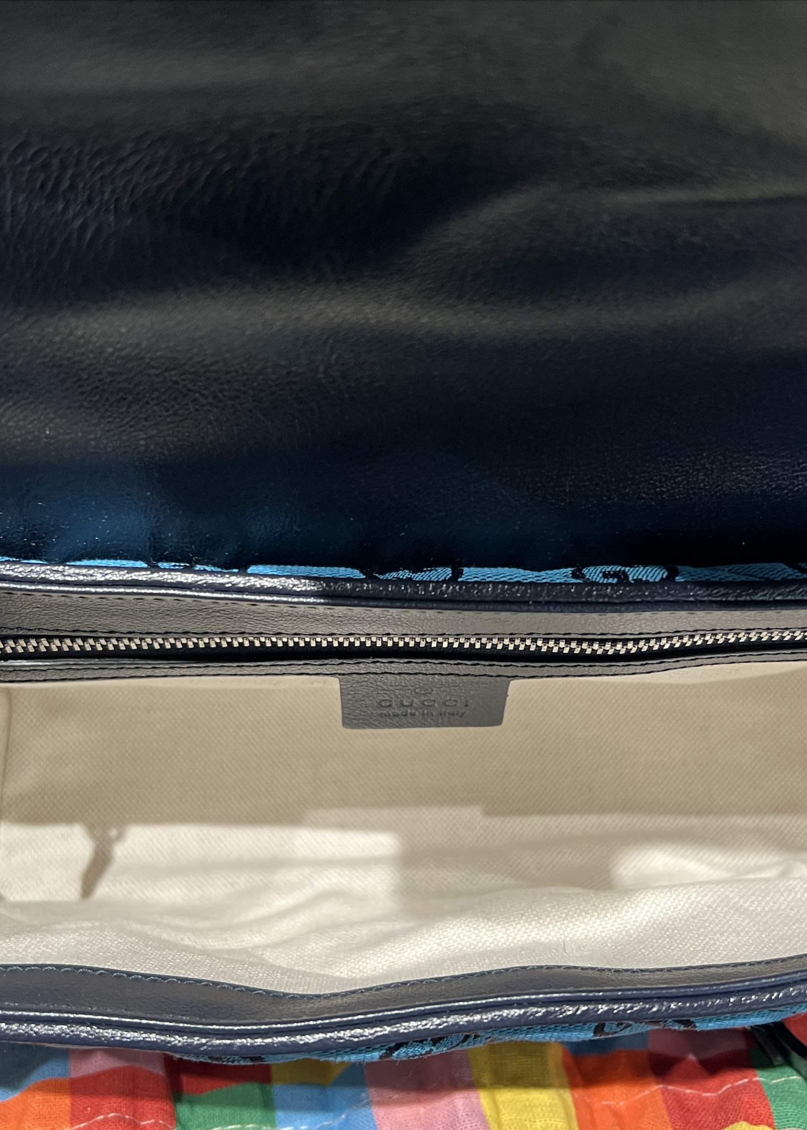 Gucci SOLD - Gucci Marmont Small Blue Shoulder Bag