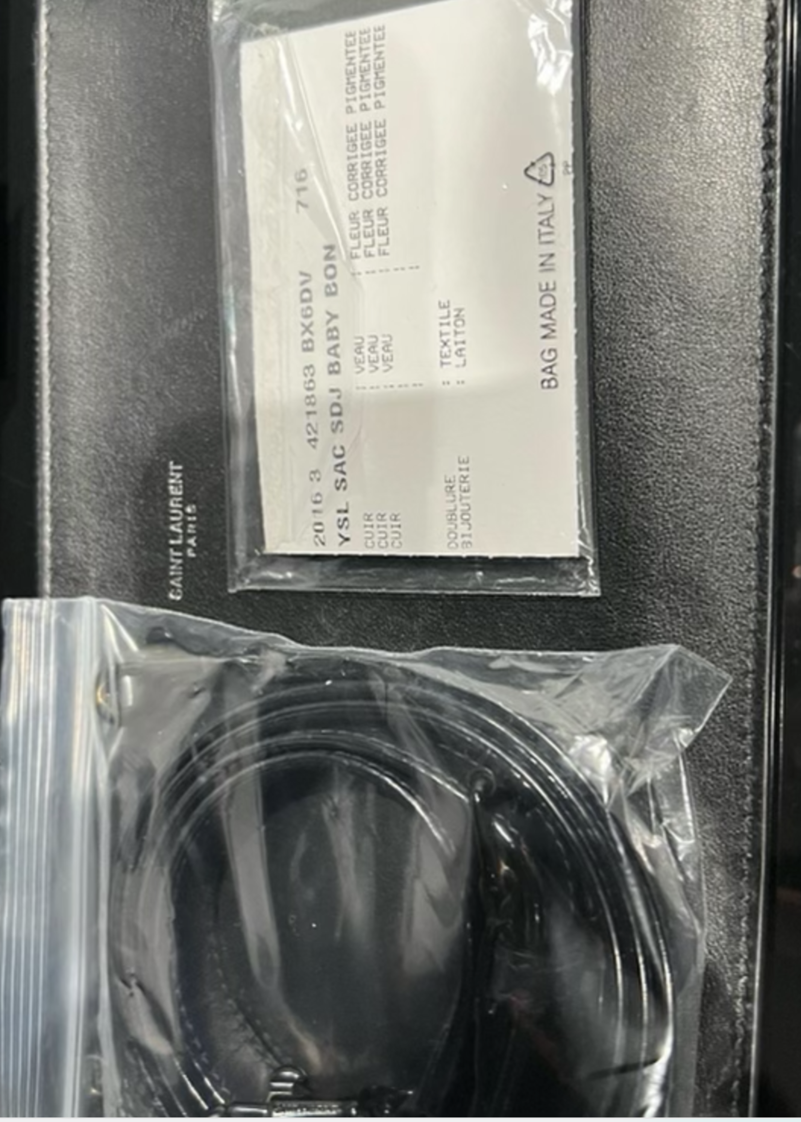 Saint Laurent SOLD - Saint Laurent Sac De Jour Small- Navy