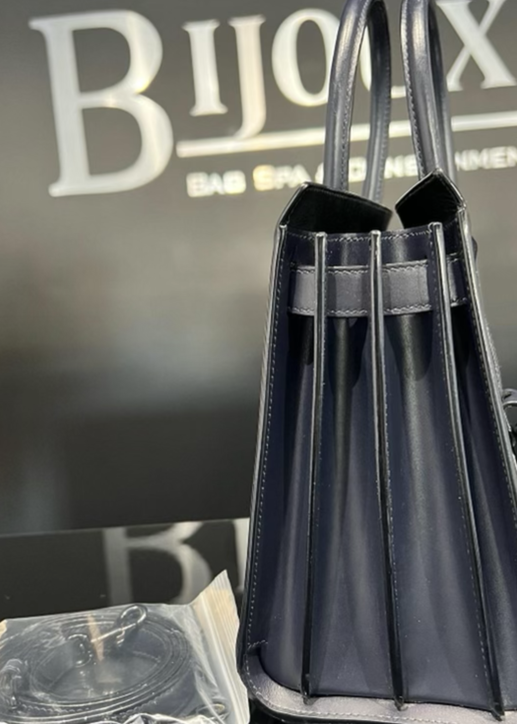 Saint Laurent SOLD - Saint Laurent Sac De Jour Small- Navy