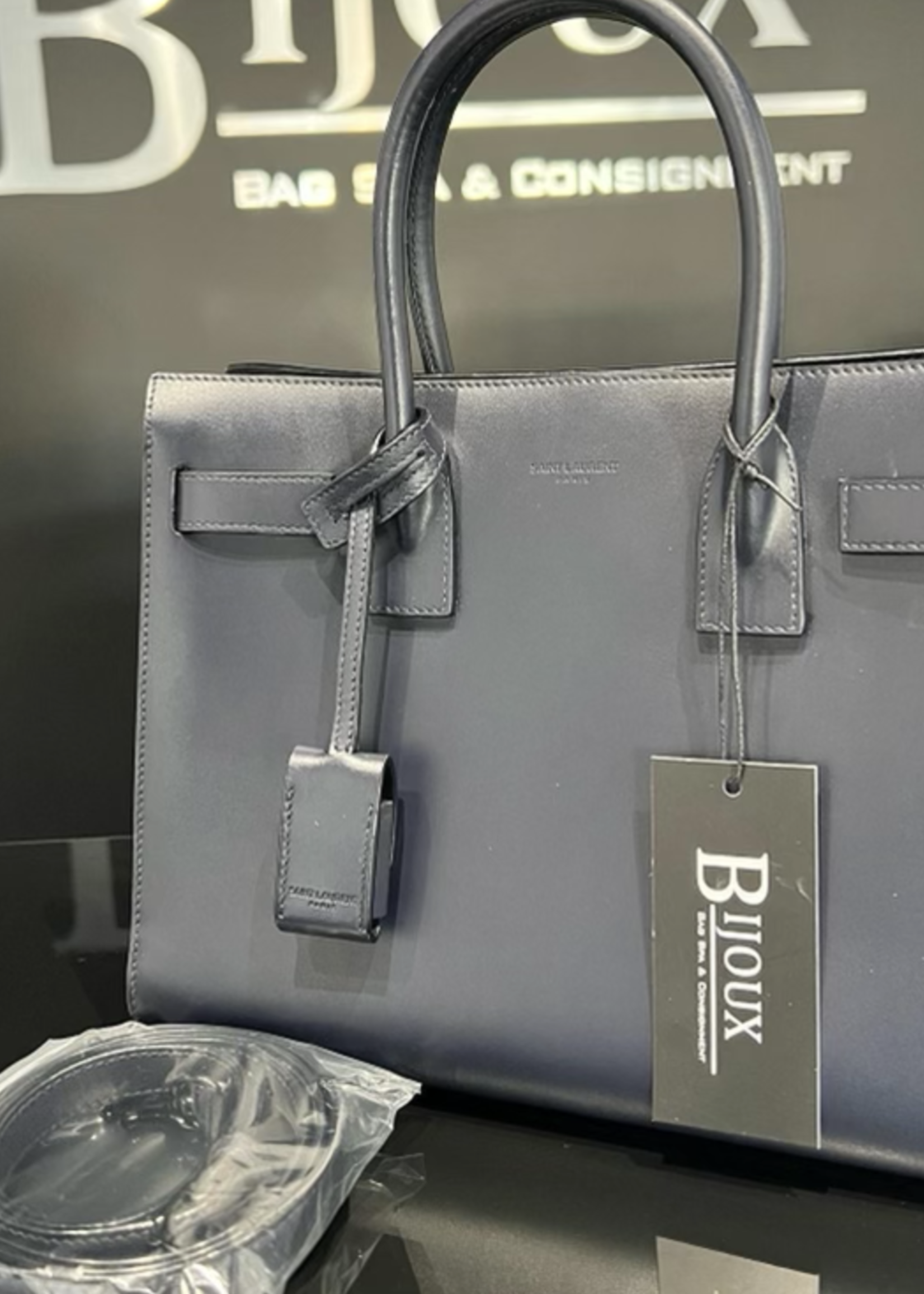 Saint Laurent SOLD - Saint Laurent Sac De Jour Small- Navy