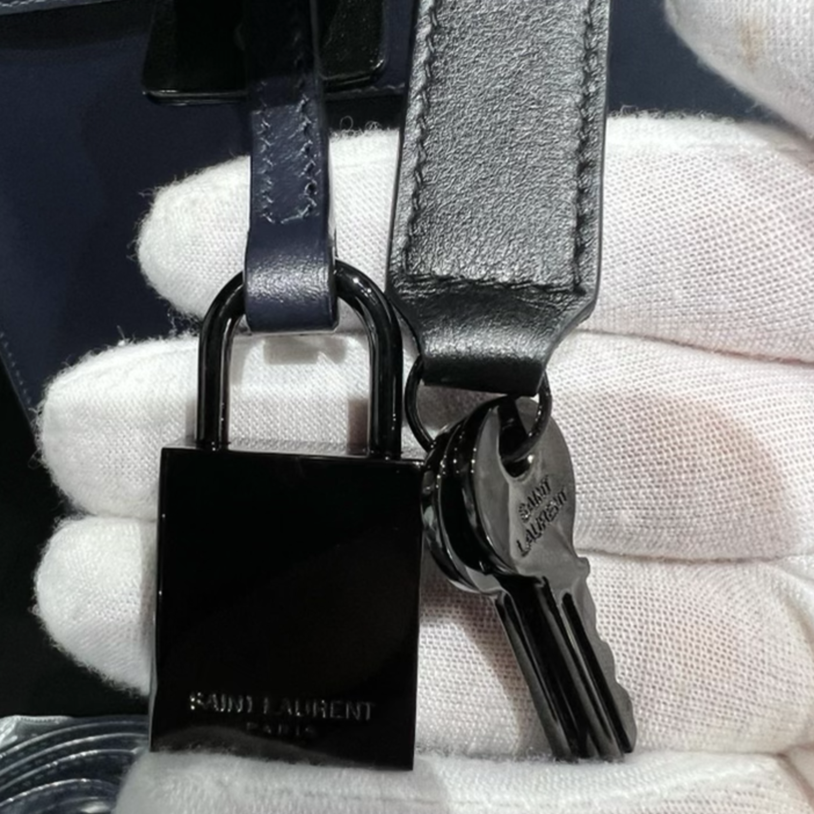 Saint Laurent SOLD - Saint Laurent Sac De Jour Small- Navy