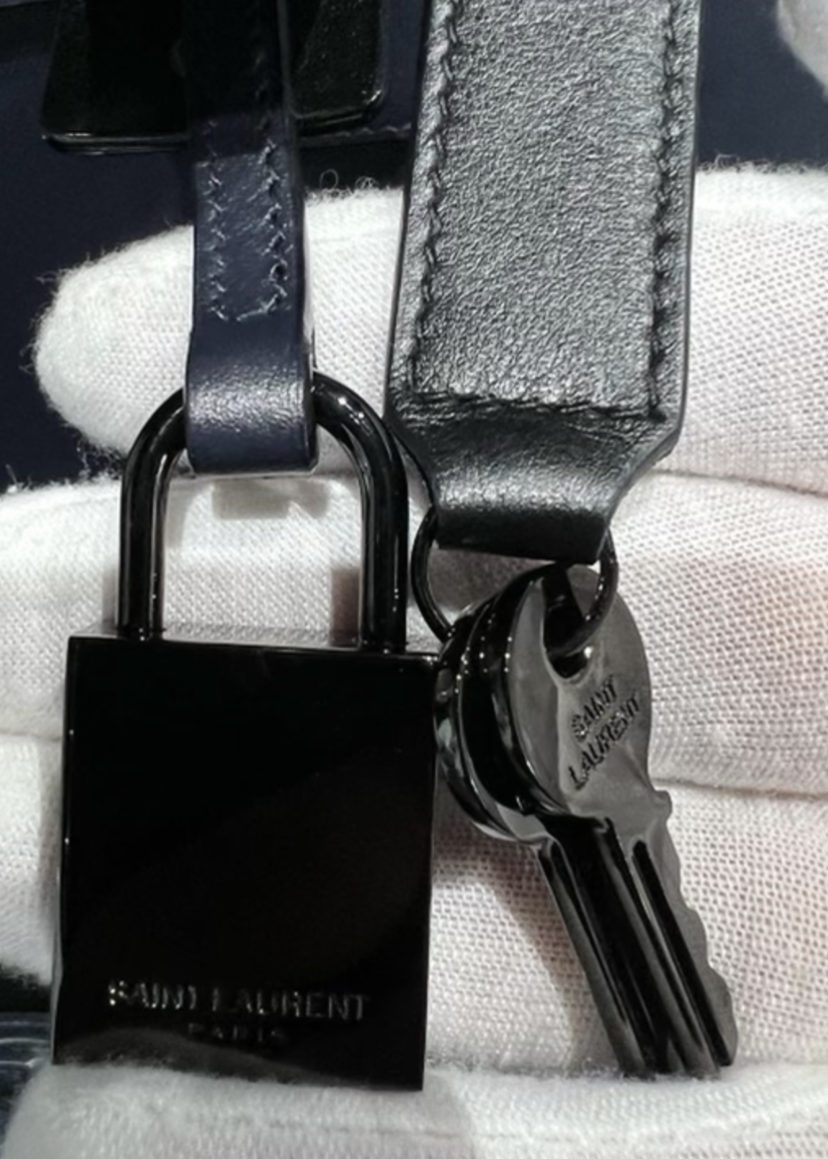 Saint Laurent SOLD - Saint Laurent Sac De Jour Small- Navy