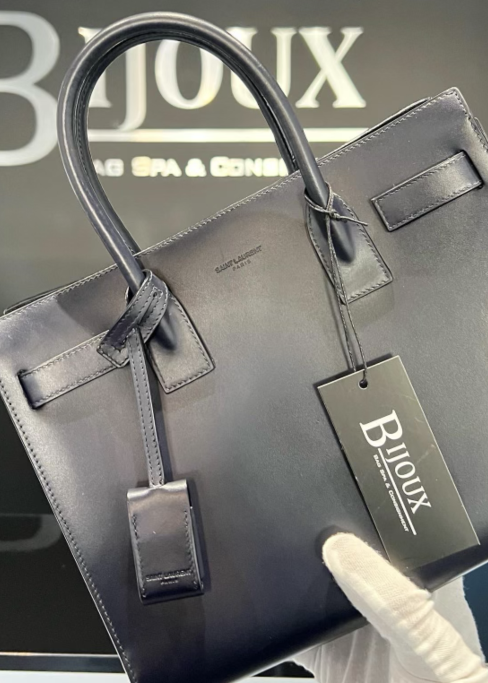 Saint Laurent SOLD - Saint Laurent Sac De Jour Small- Navy