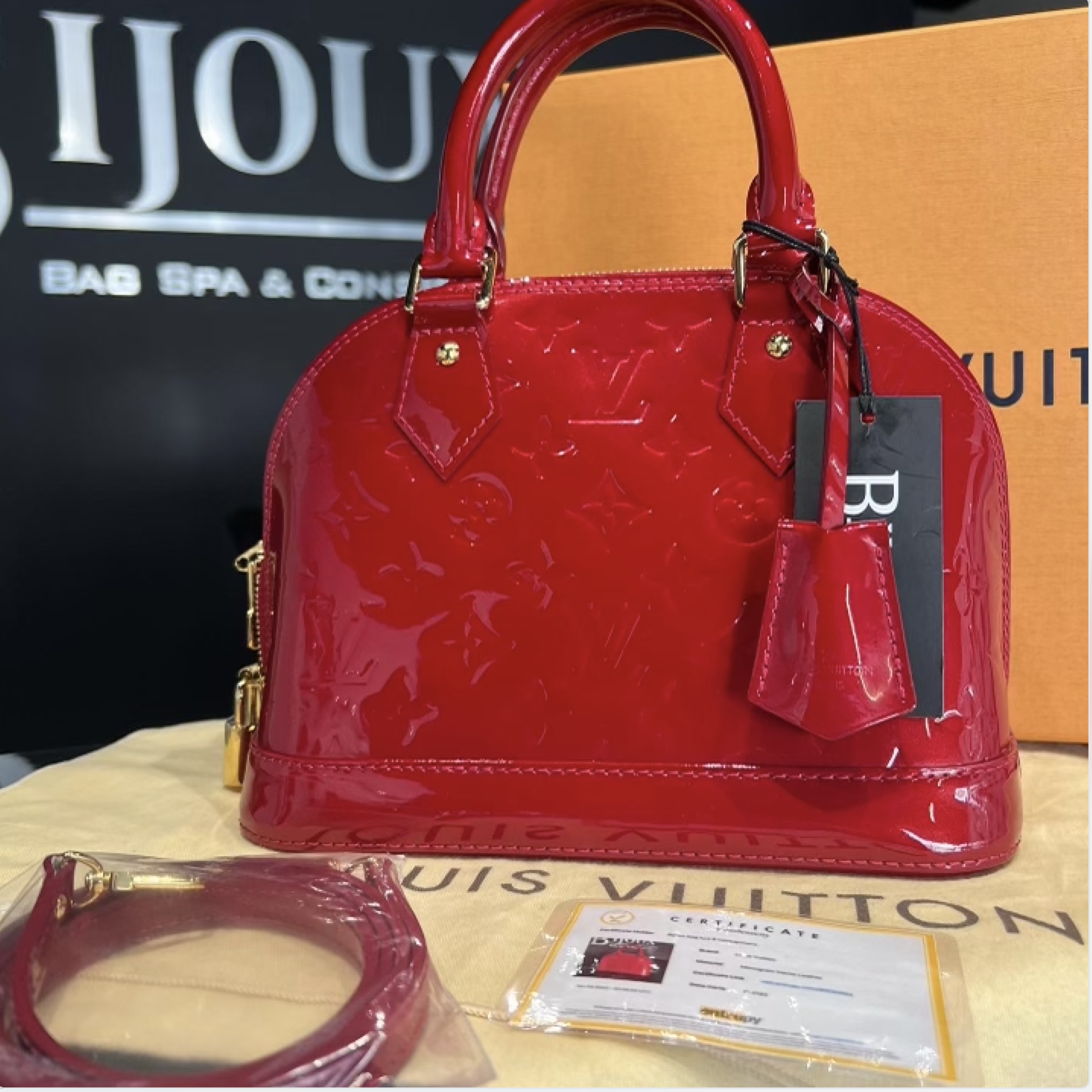 Louis Vuitton SOLD - Louis Vuitton Alma BB (Red)