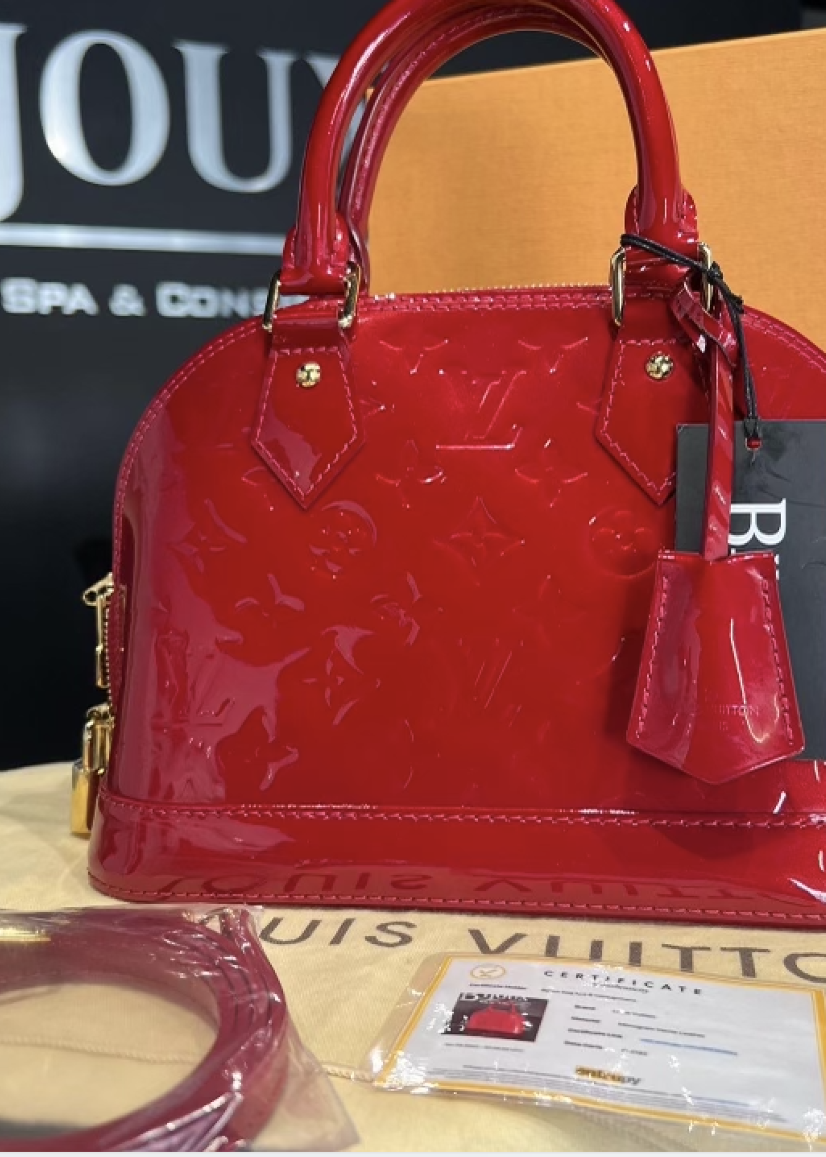 Louis Vuitton SOLD - Louis Vuitton Alma BB (Red)