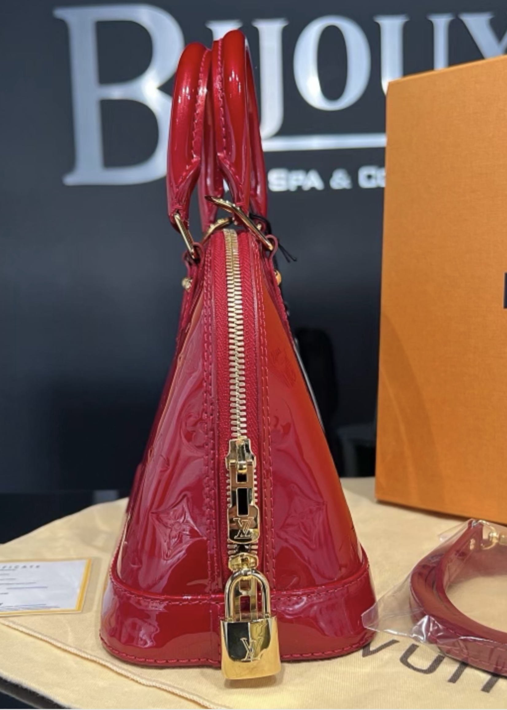 Louis Vuitton SOLD - Louis Vuitton Alma BB (Red)