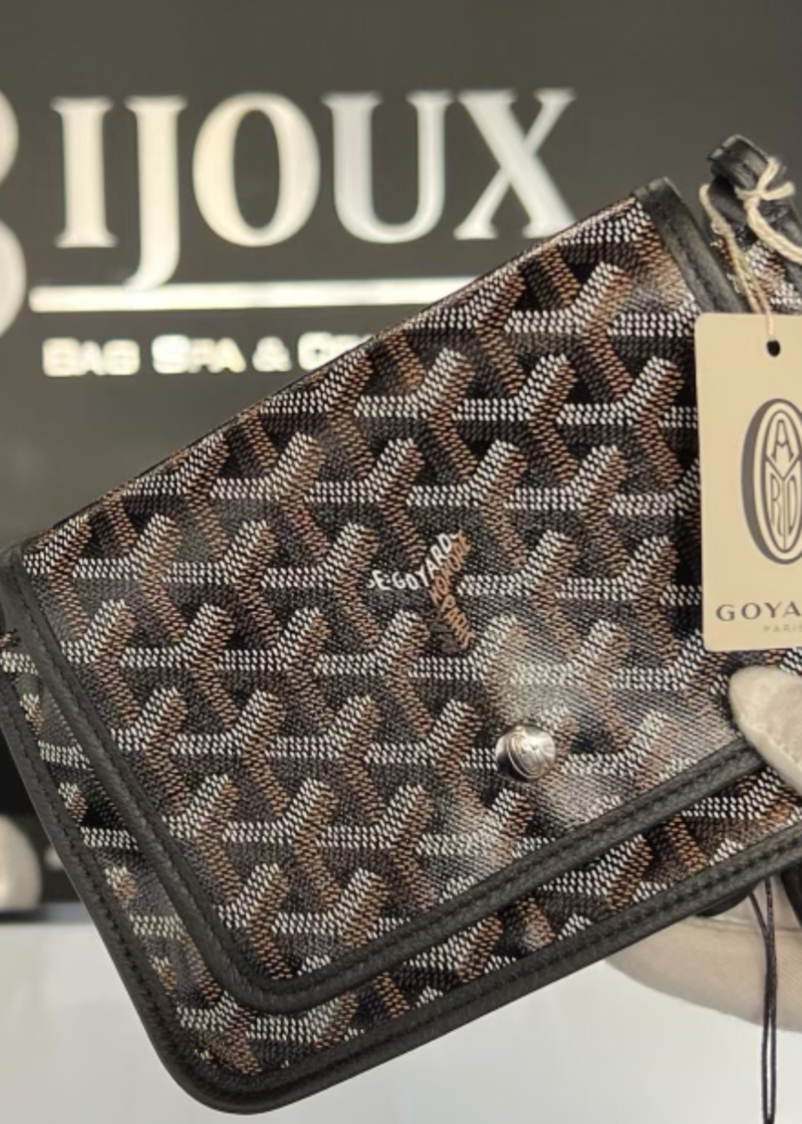 Goyard SOLD - Goyard Plumet Pocket Wallet (NWT)- Black