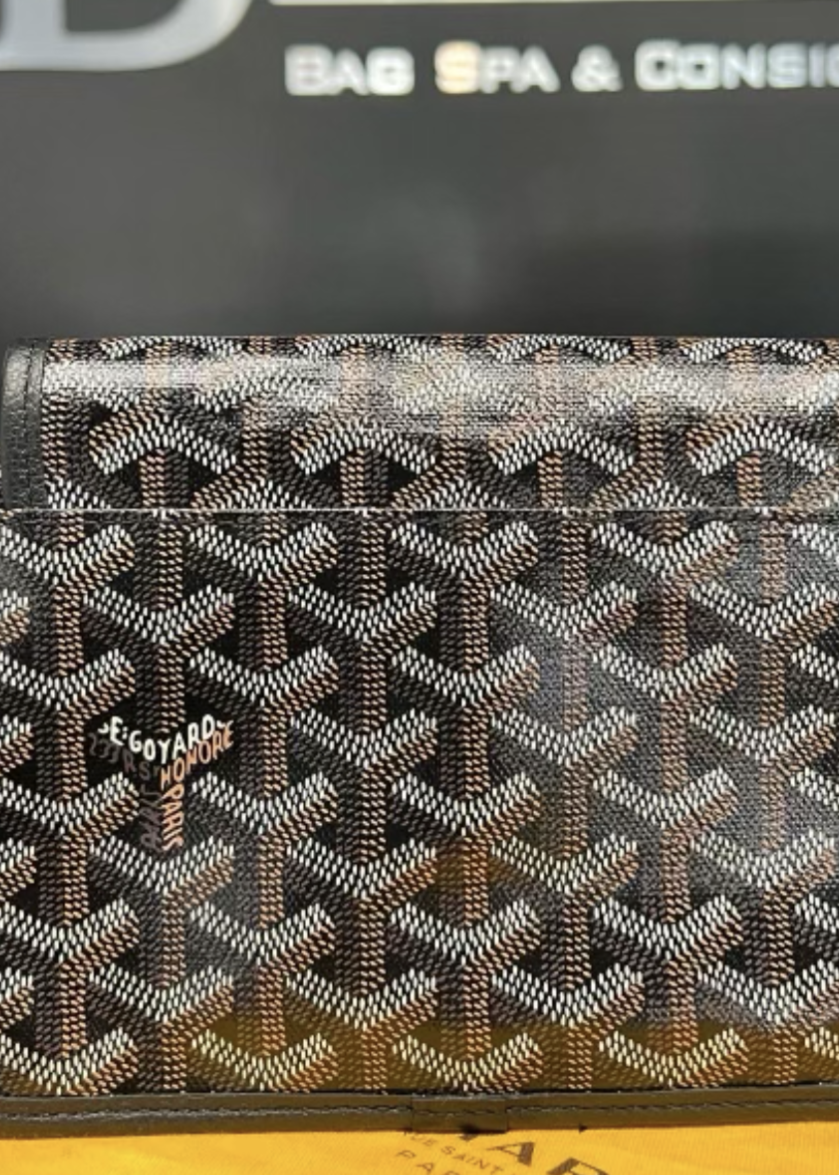 Goyard SOLD - Goyard Plumet Pocket Wallet (NWT)- Black