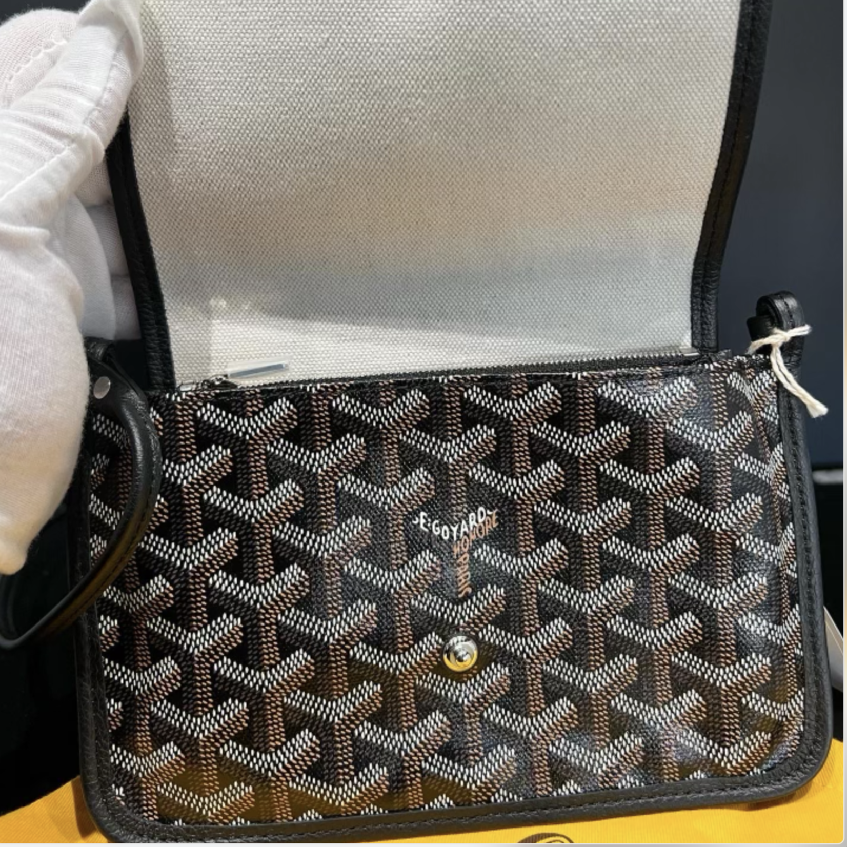 Goyard SOLD - Goyard Plumet Pocket Wallet (NWT)- Black