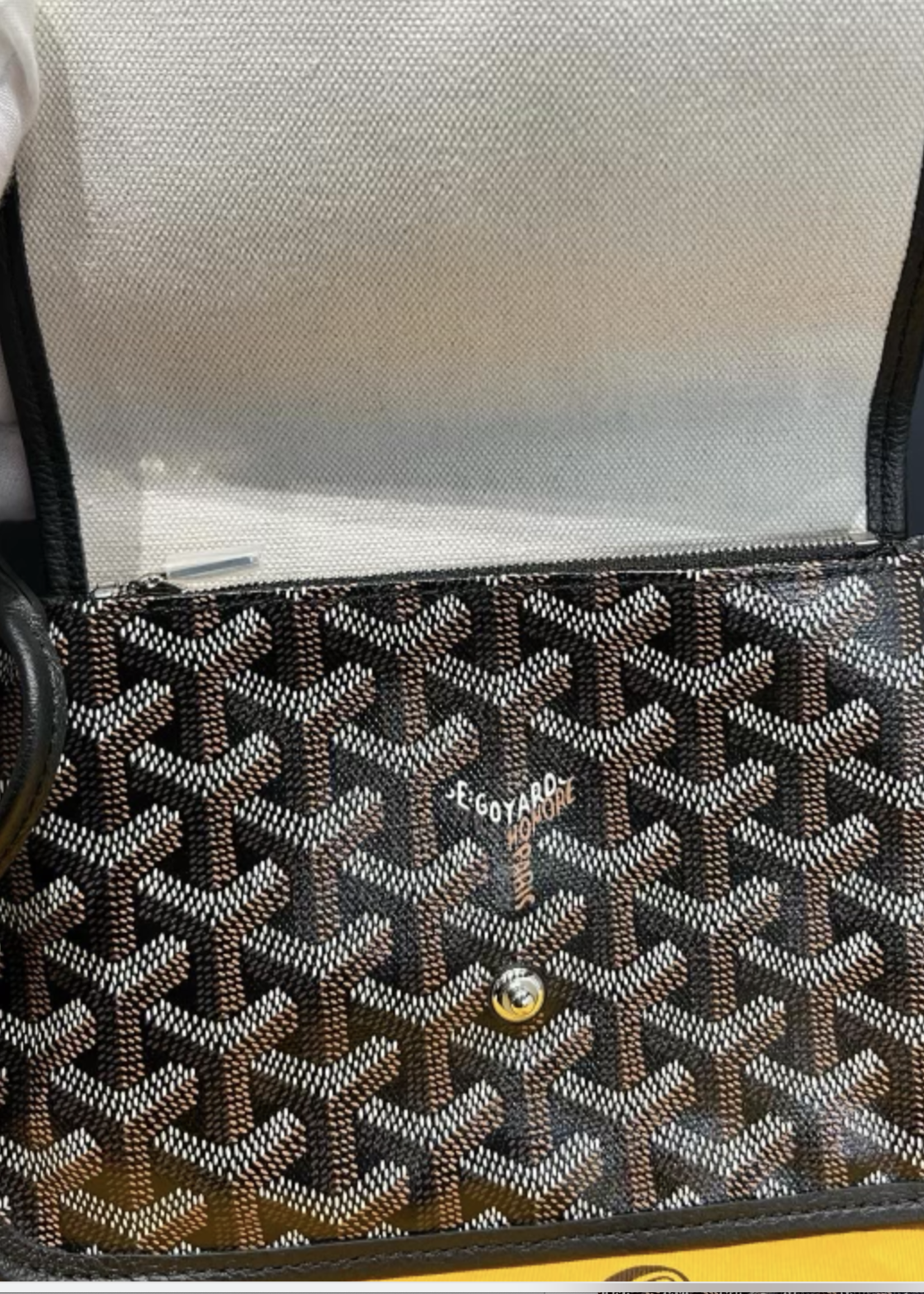 Goyard SOLD - Goyard Plumet Pocket Wallet (NWT)- Black