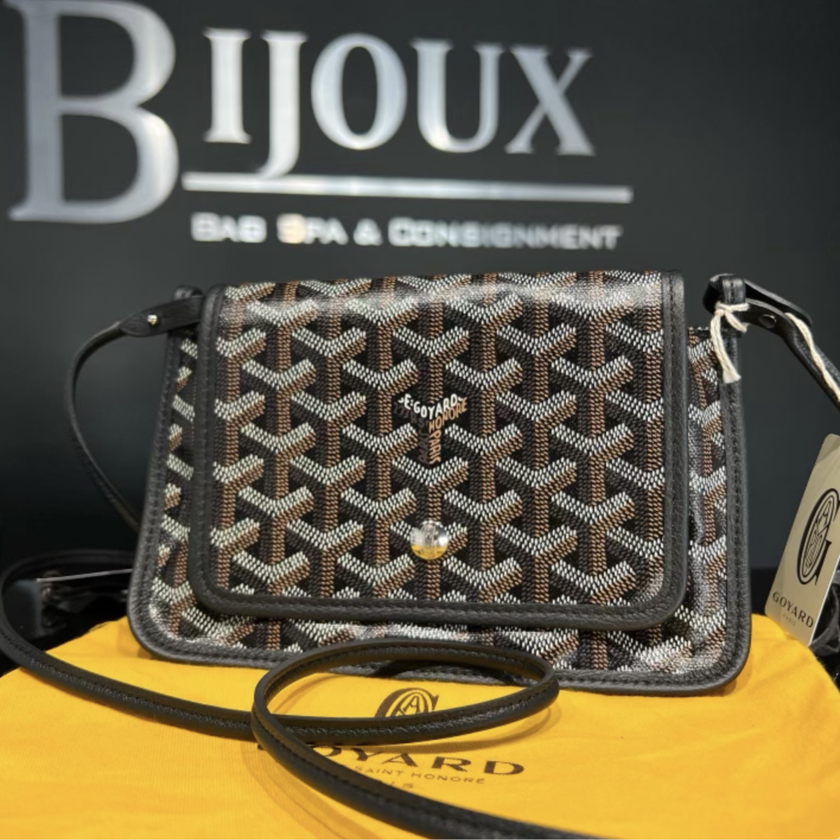 Goyard SOLD - Goyard Plumet Pocket Wallet (NWT)- Black