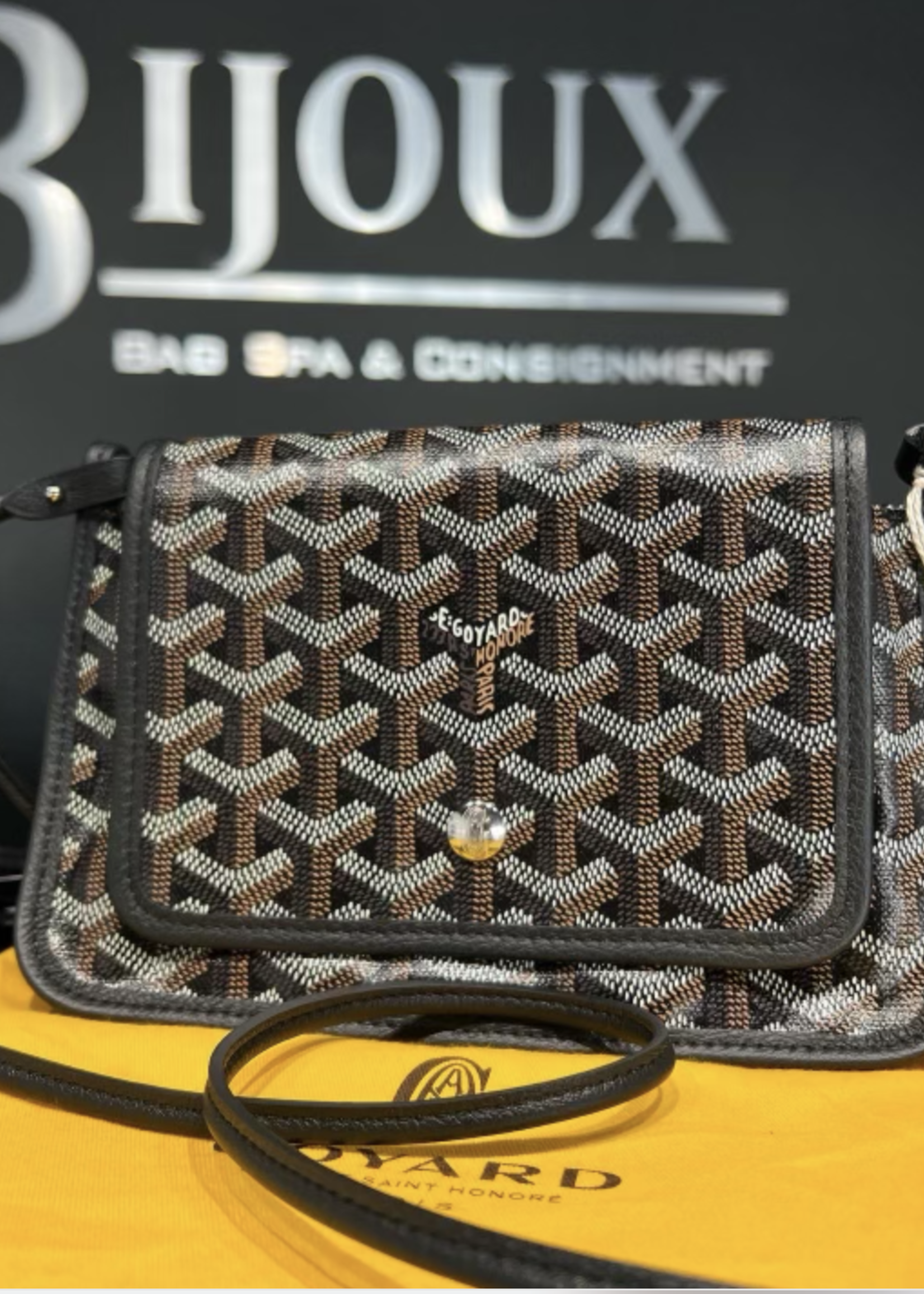 Goyard SOLD - Goyard Plumet Pocket Wallet (NWT)- Black