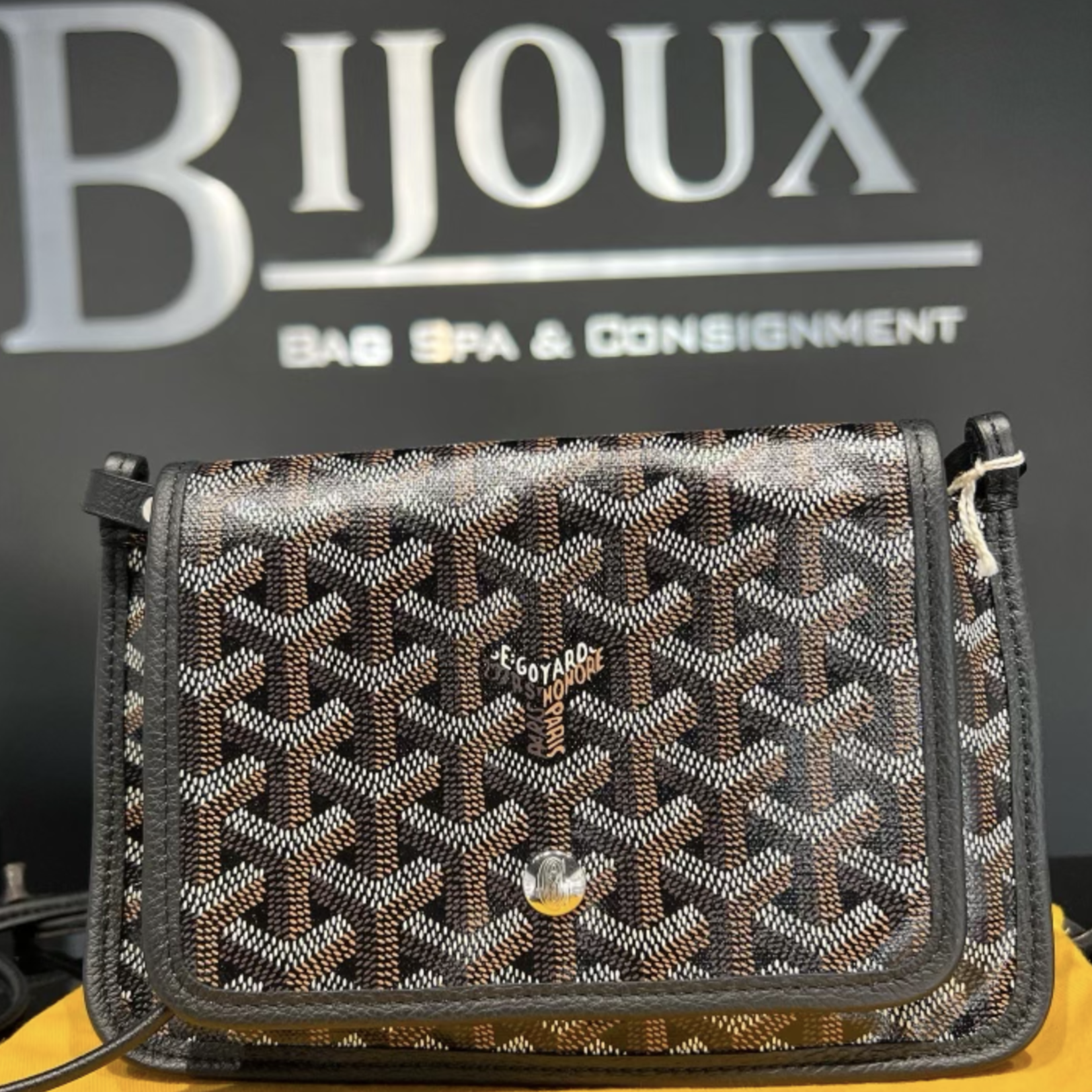 Goyard SOLD - Goyard Plumet Pocket Wallet (NWT)- Black