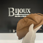 Bottega Veneta SOLD - Bottega Veneta Tan Mini Pouch Clutch