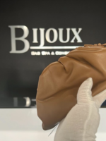 Bottega Veneta SOLD - Bottega Veneta Tan Mini Pouch Clutch