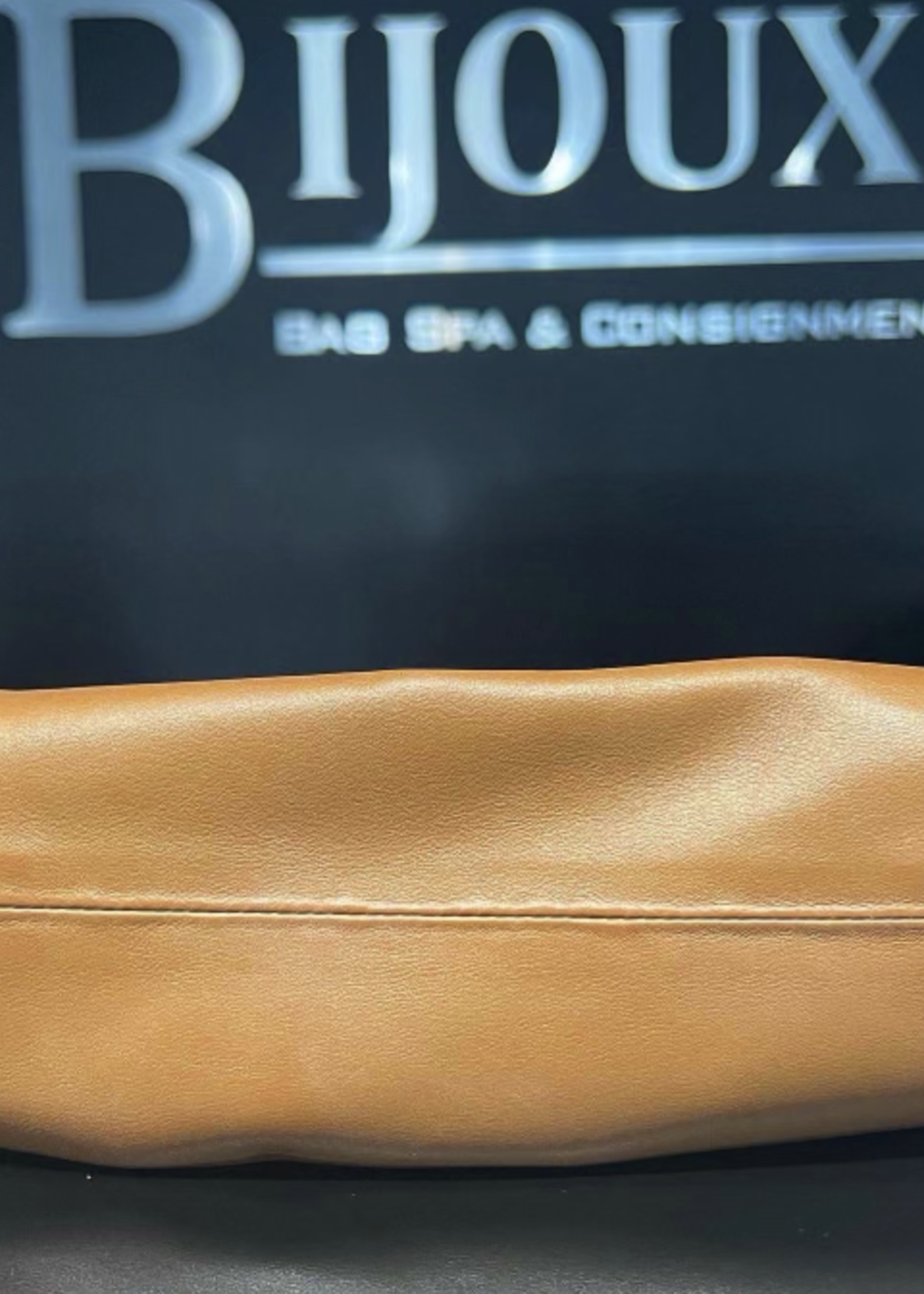 Bottega Veneta SOLD - Bottega Veneta Tan Mini Pouch Clutch