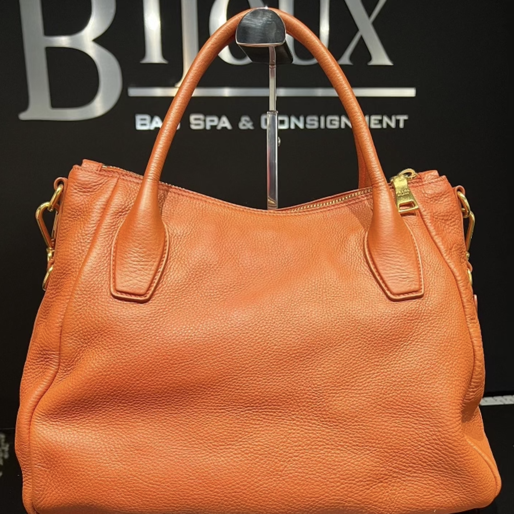 Prada SOLD - Prada Saffiano Bag- Orange