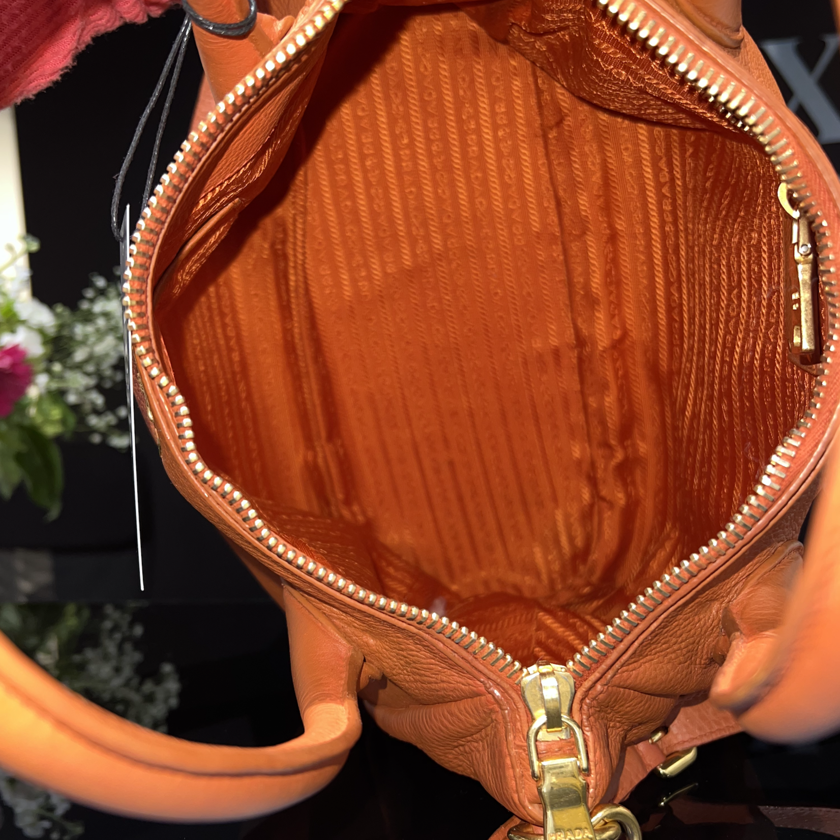 Prada SOLD - Prada Saffiano Bag- Orange