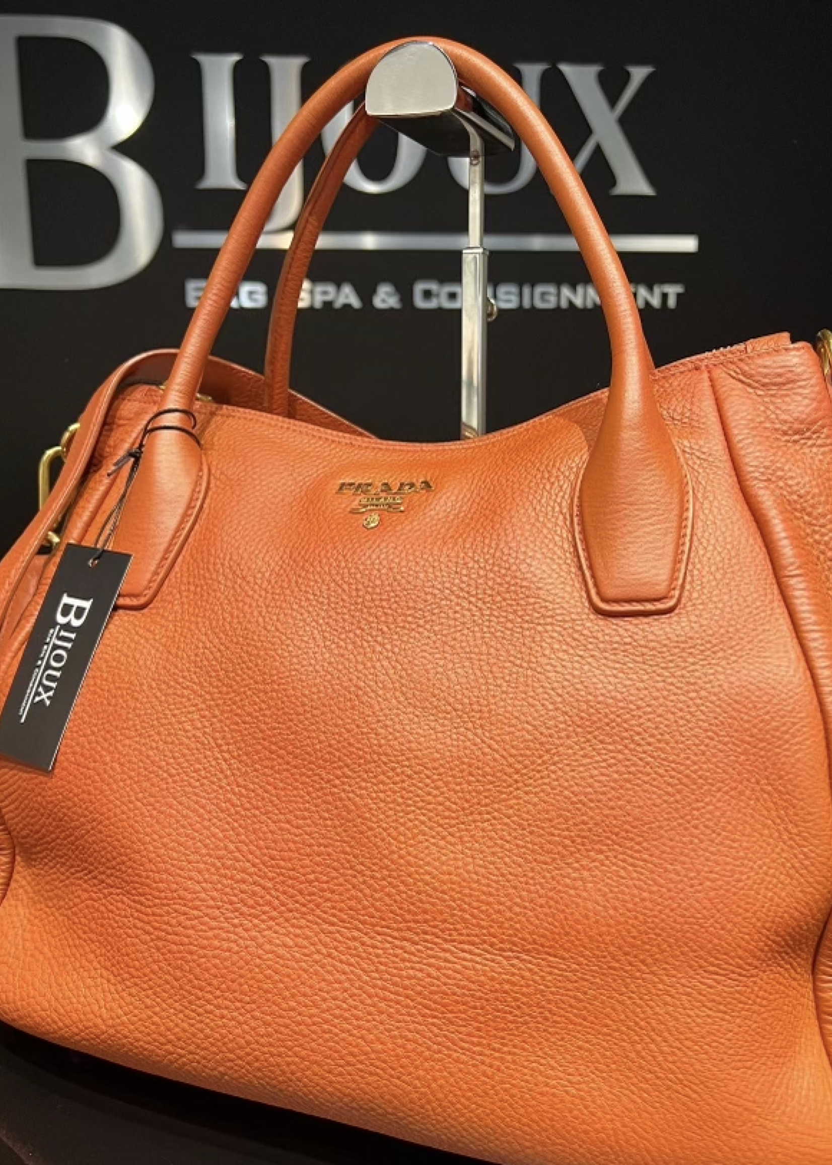 saffiano leather handbag