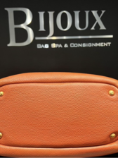 Prada Saffiano Bag- Orange - Bijoux Bag Spa & Consignment