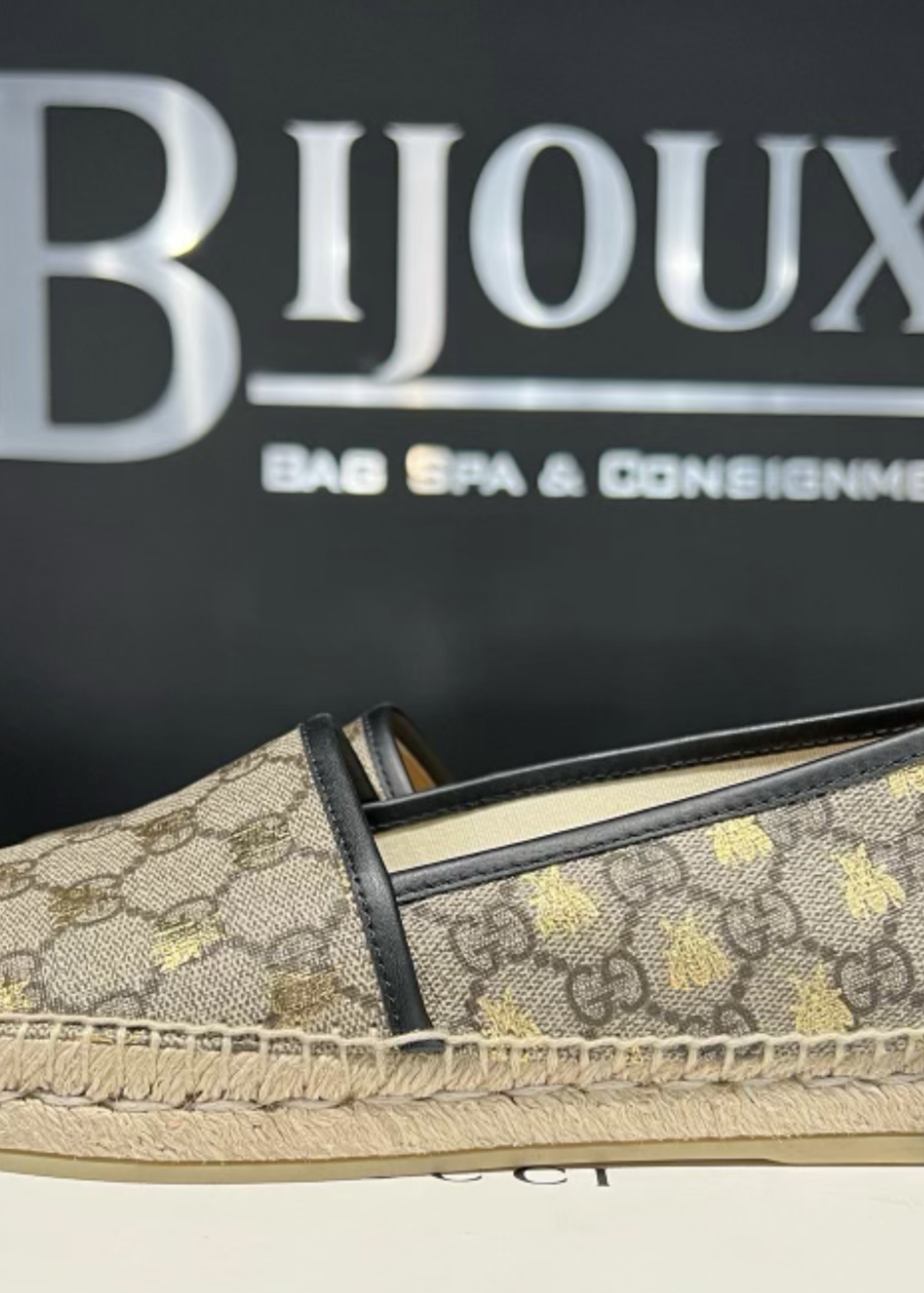 Gucci SOLD - Gucci Canvas Espadrilles- 39.5