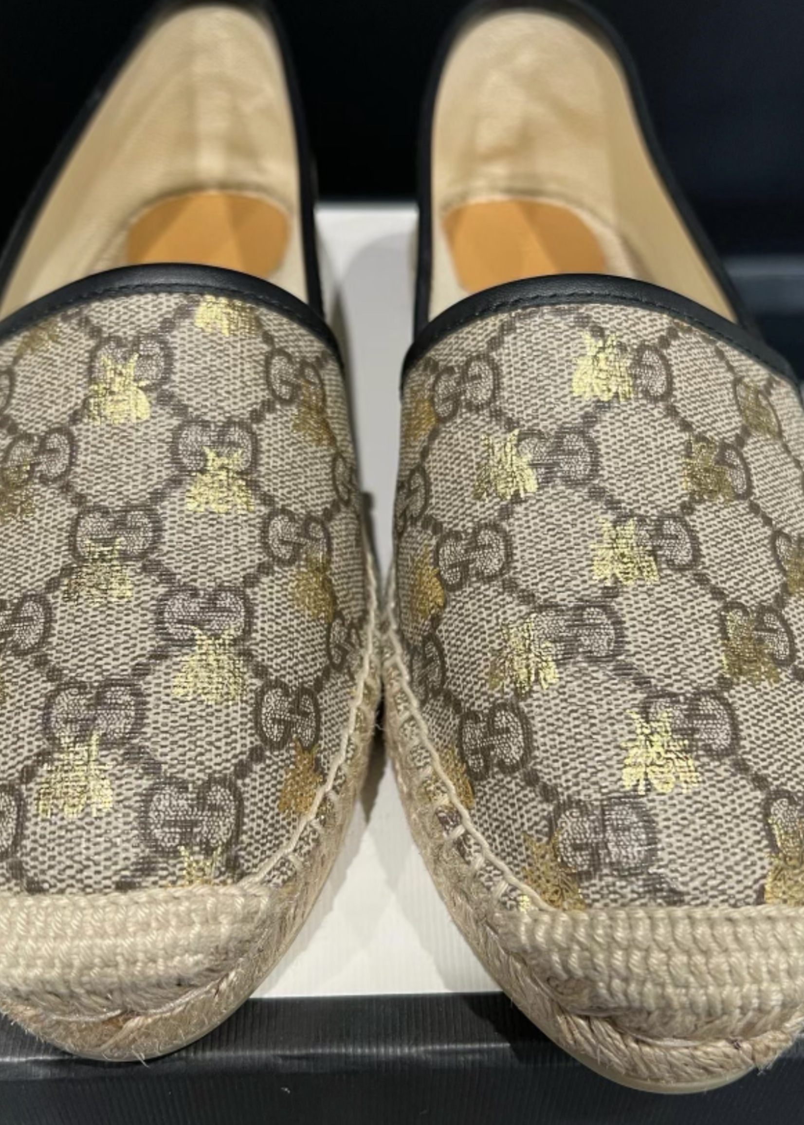 Gucci SOLD - Gucci Canvas Espadrilles- 39.5