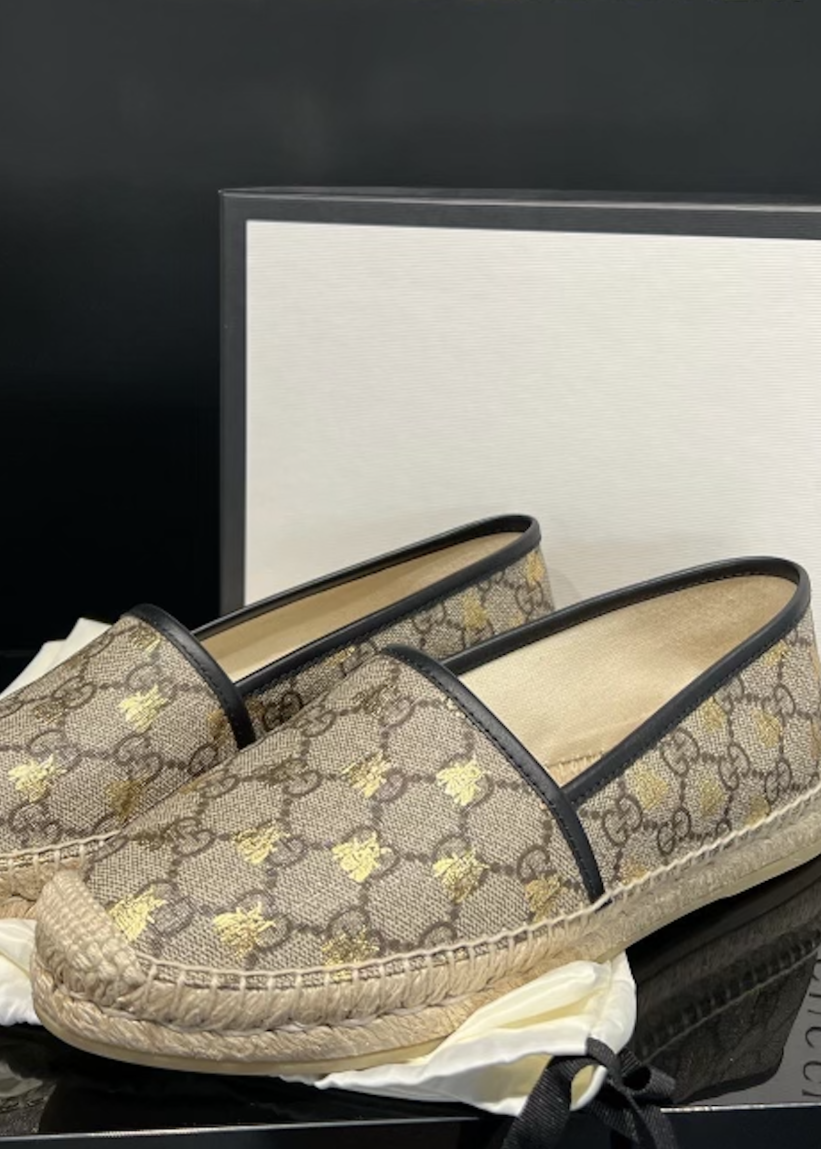 Gucci SOLD - Gucci Canvas Espadrilles- 39.5