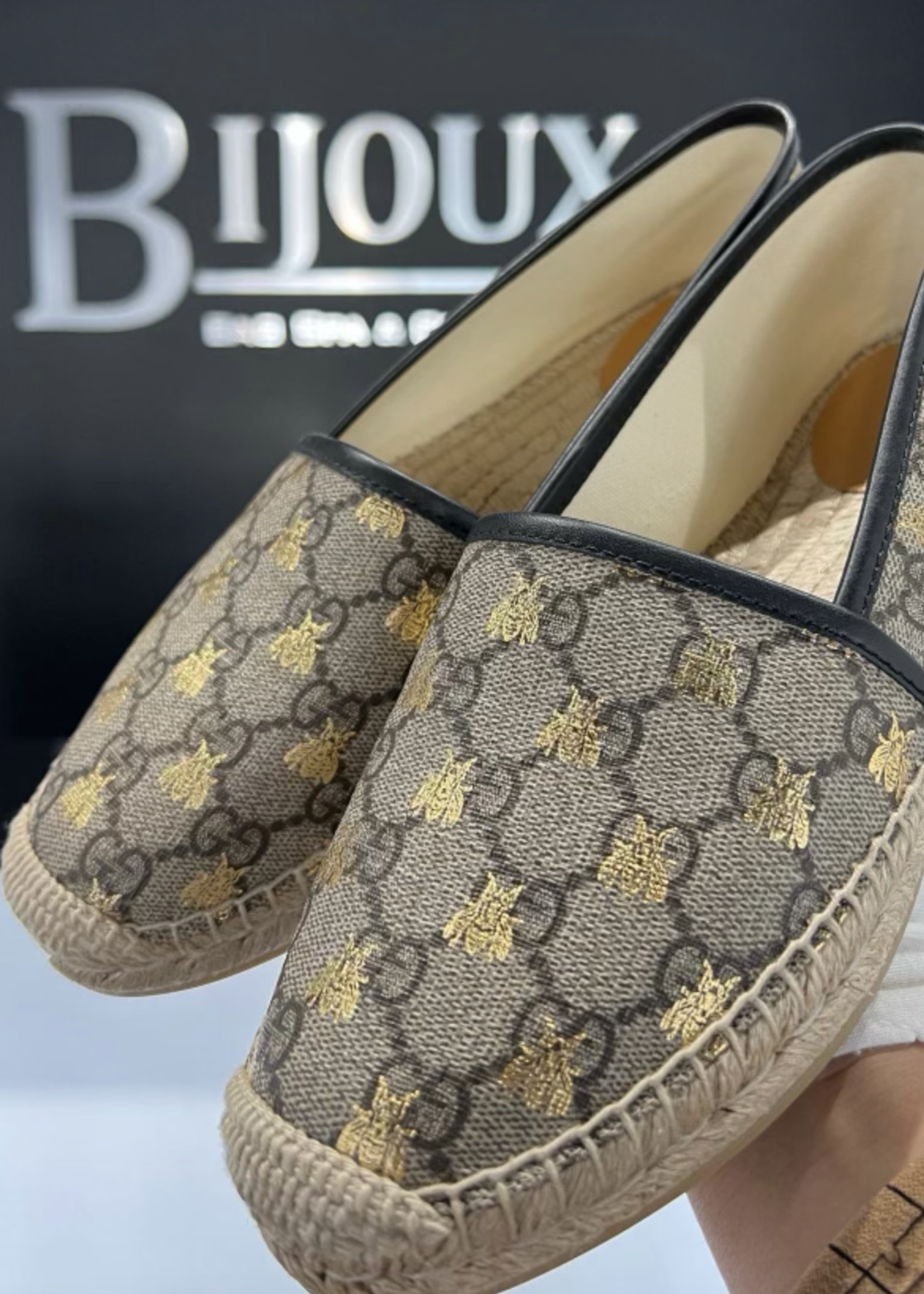 Gucci SOLD - Gucci Canvas Espadrilles- 39.5