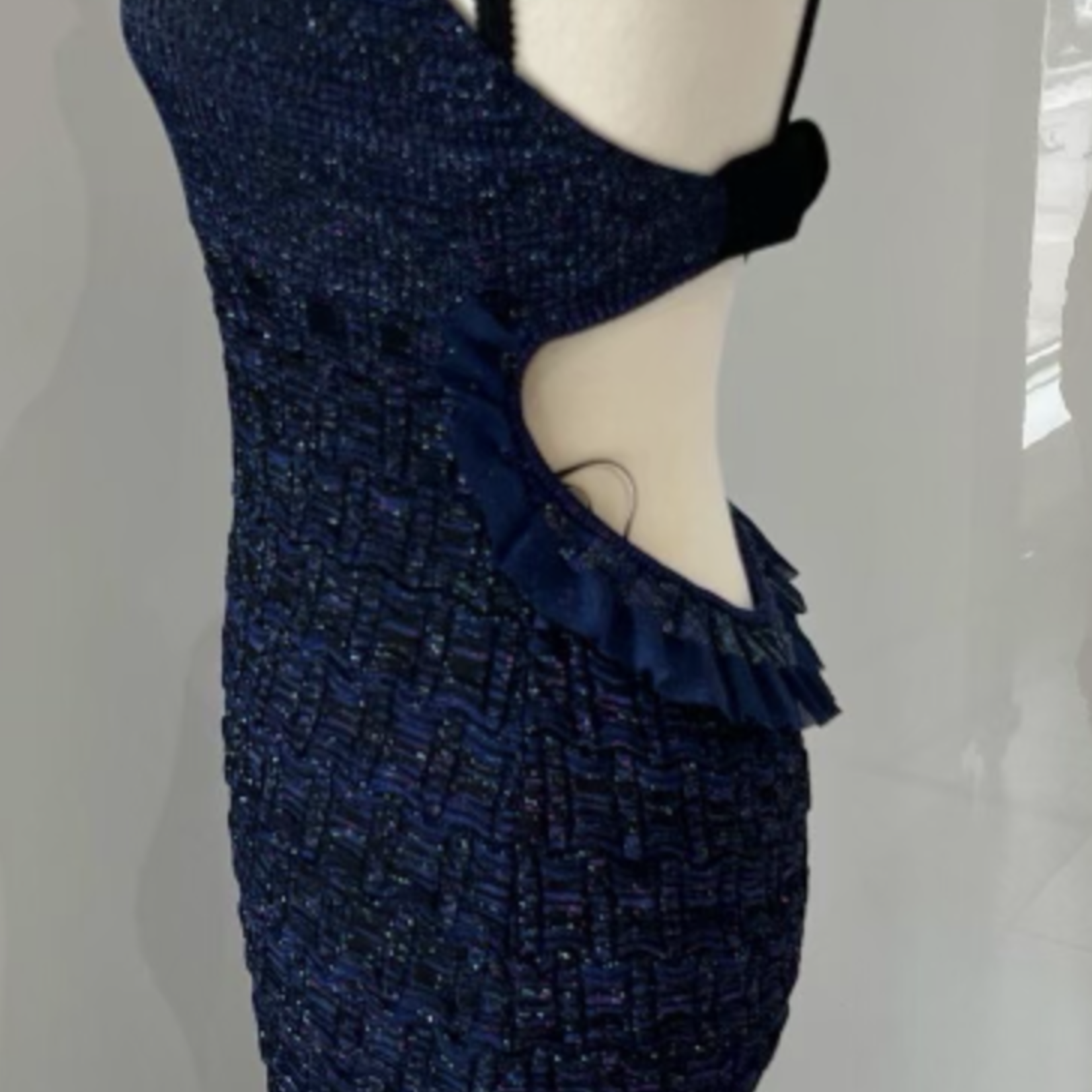 Kenzo SOLD - Kenzo Midnight Blue Dress