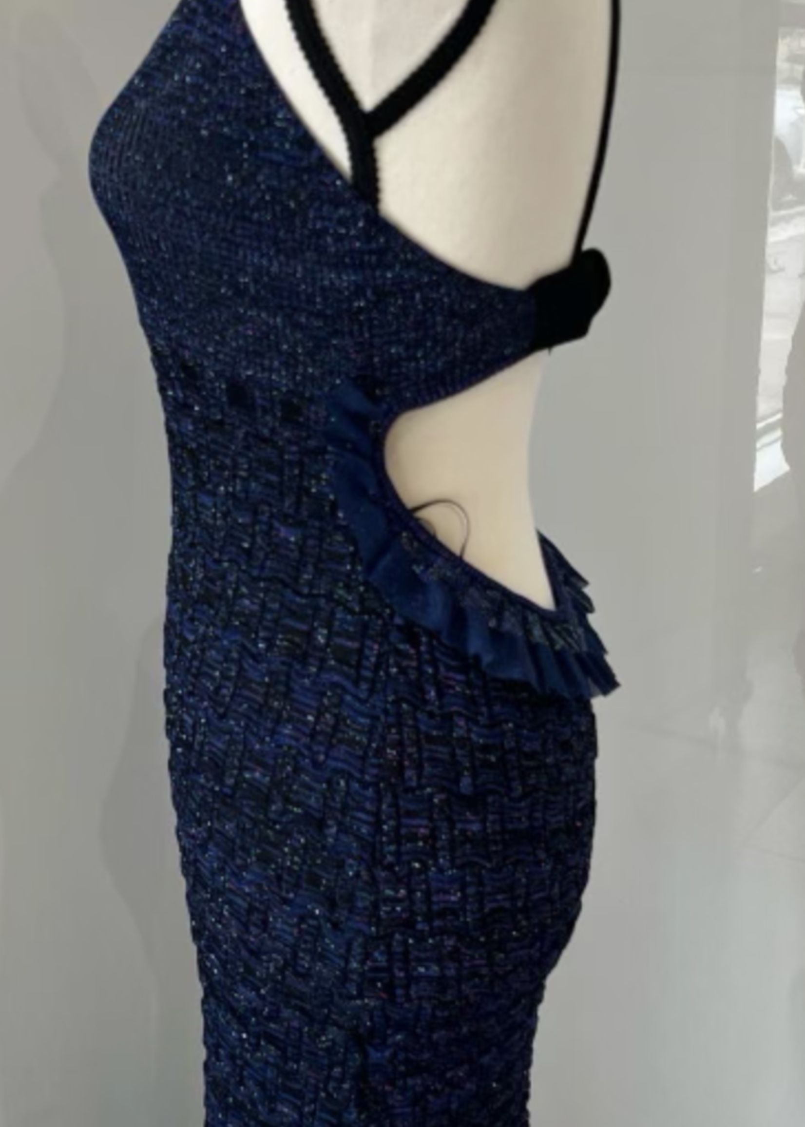 SOLD - Kenzo Midnight Blue Dress