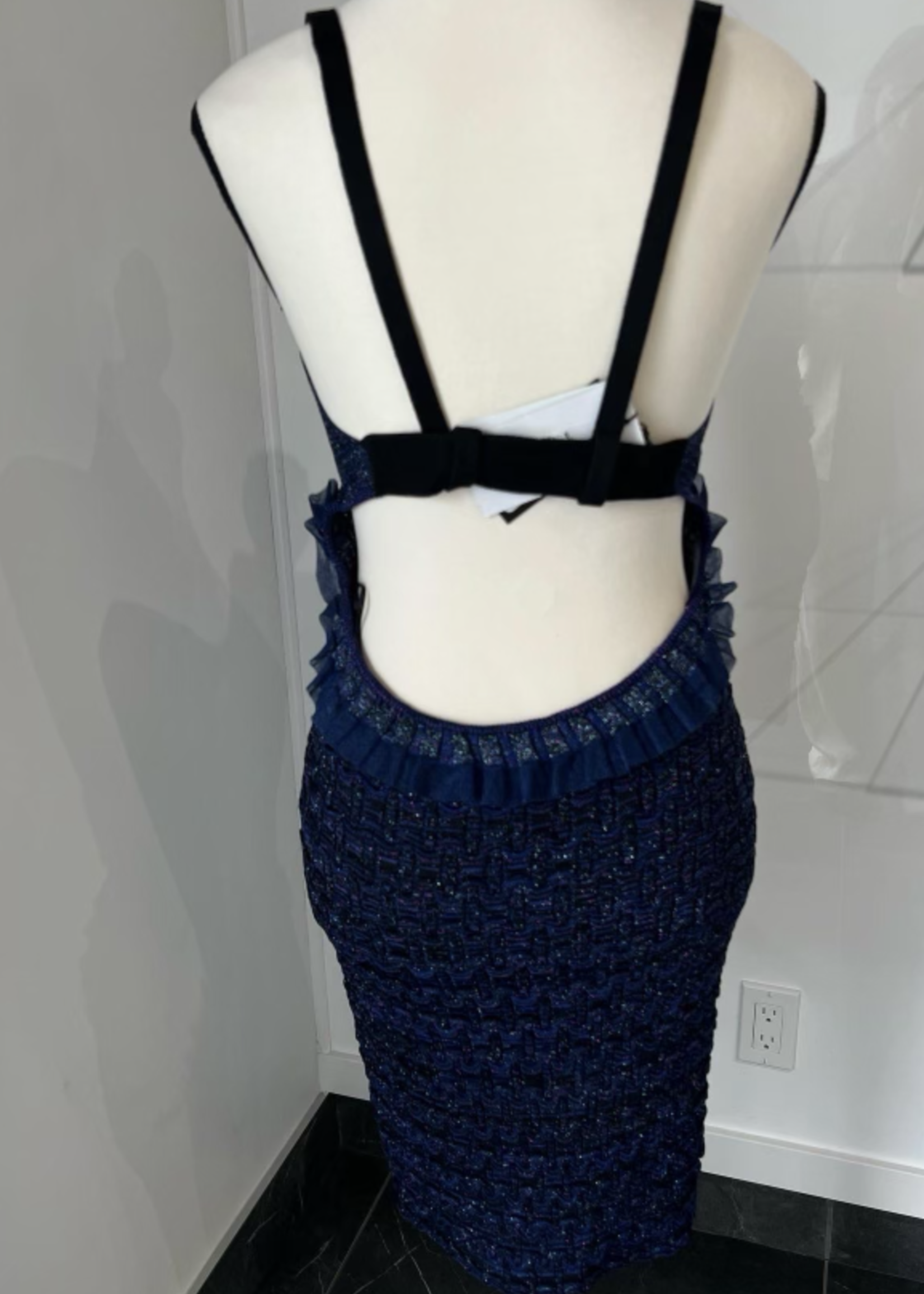 SOLD - Kenzo Midnight Blue Dress