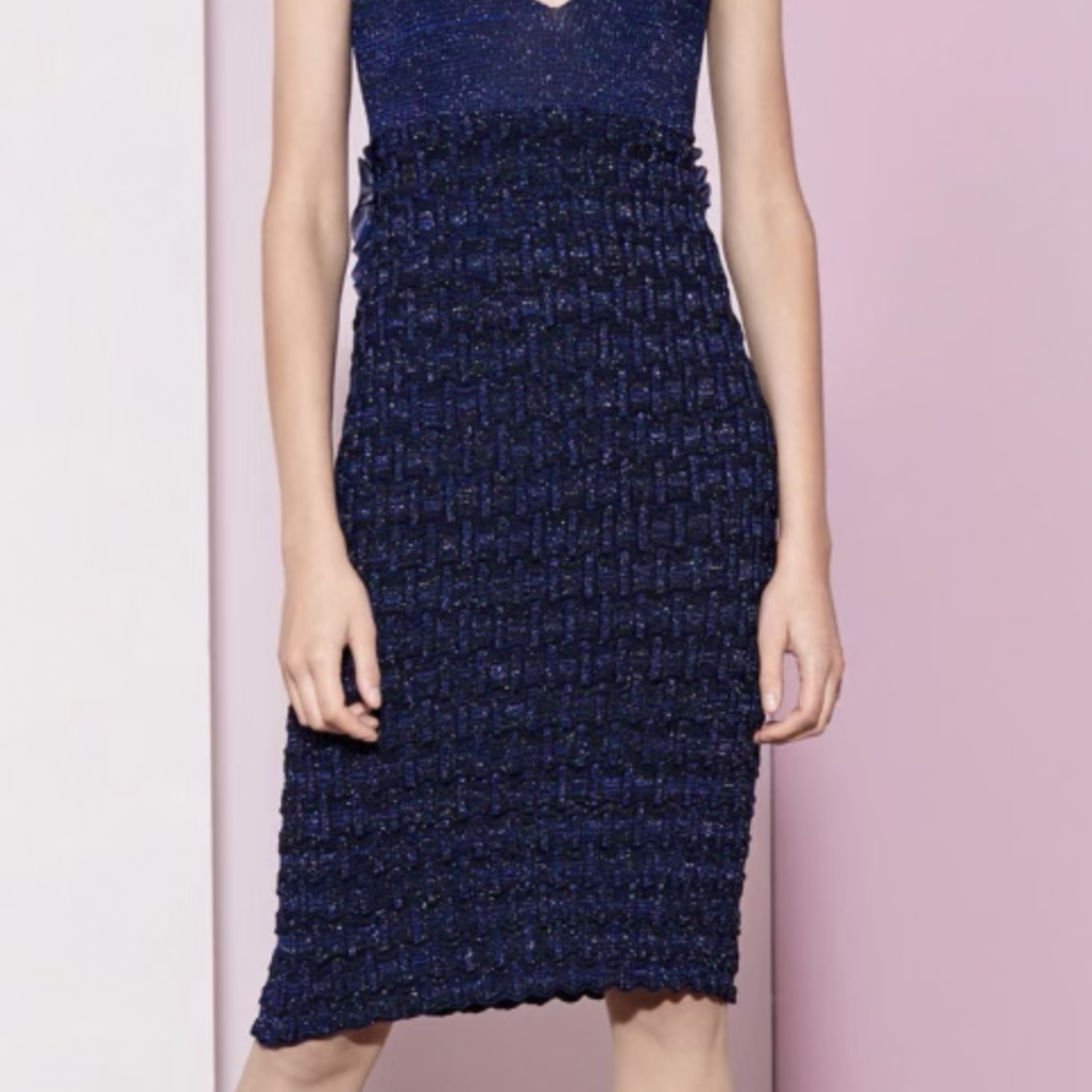 Kenzo SOLD - Kenzo Midnight Blue Dress