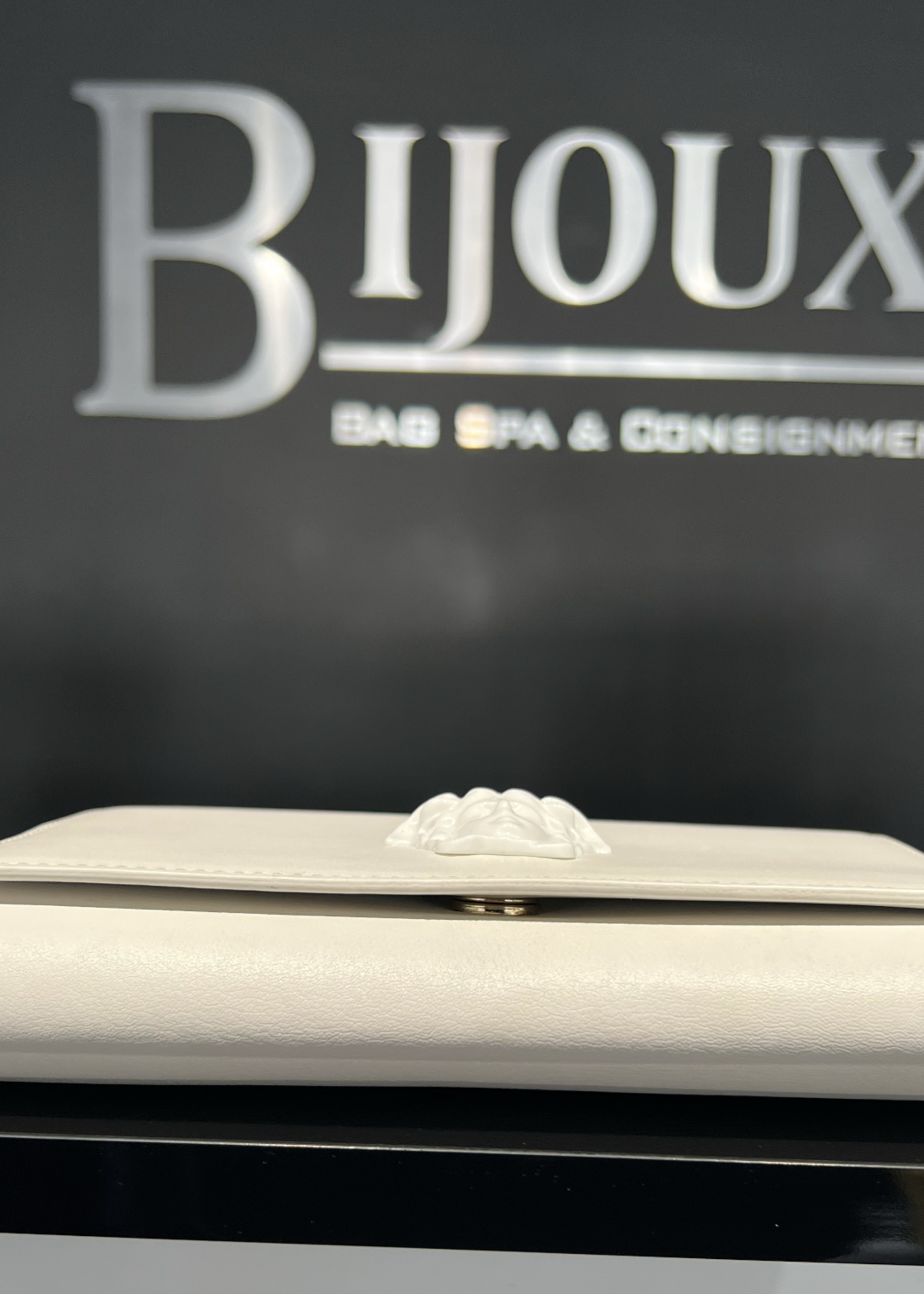 Versace SOLD - Versace White Palazzo Sultan Bag