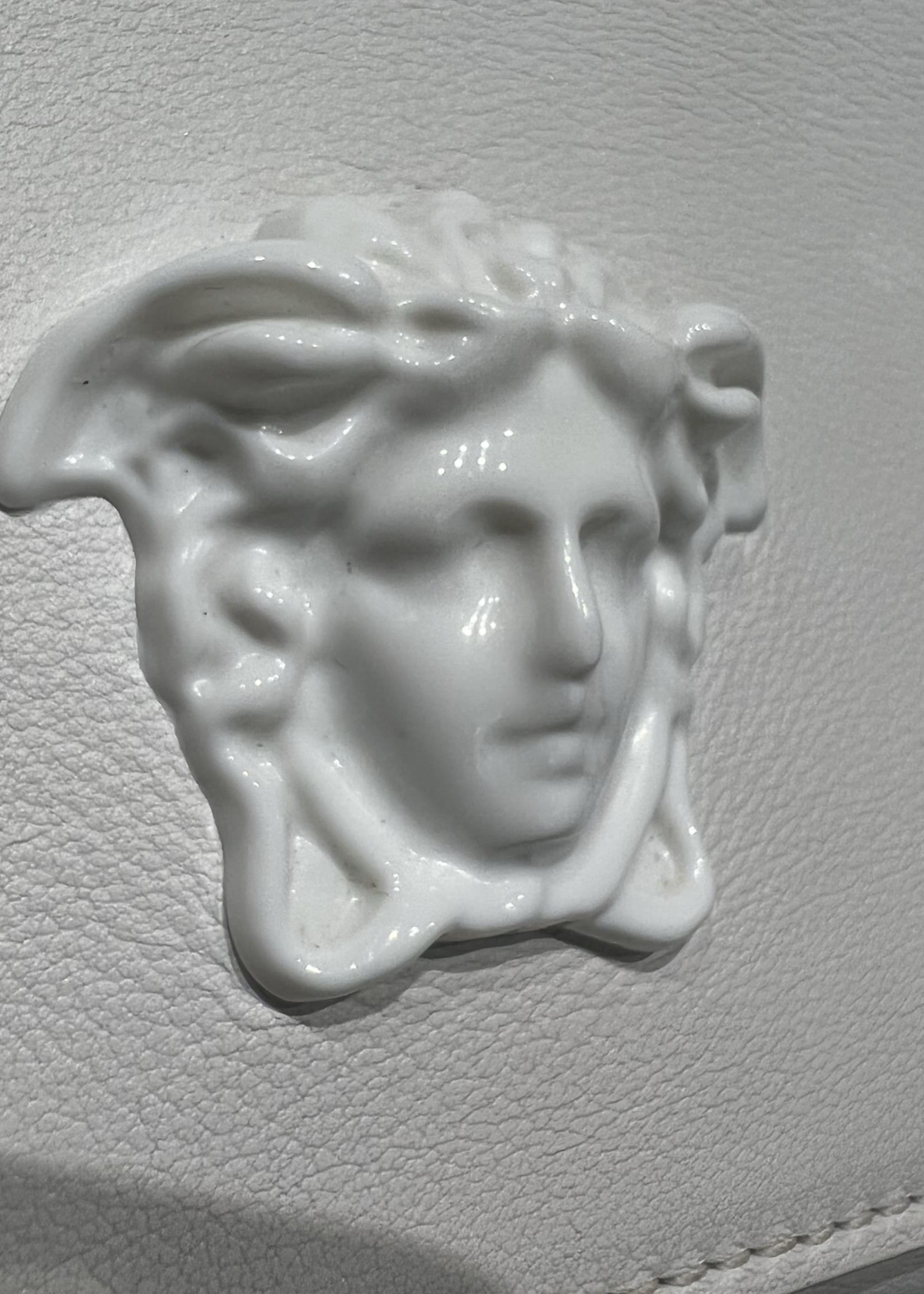 Versace SOLD - Versace White Palazzo Sultan Bag