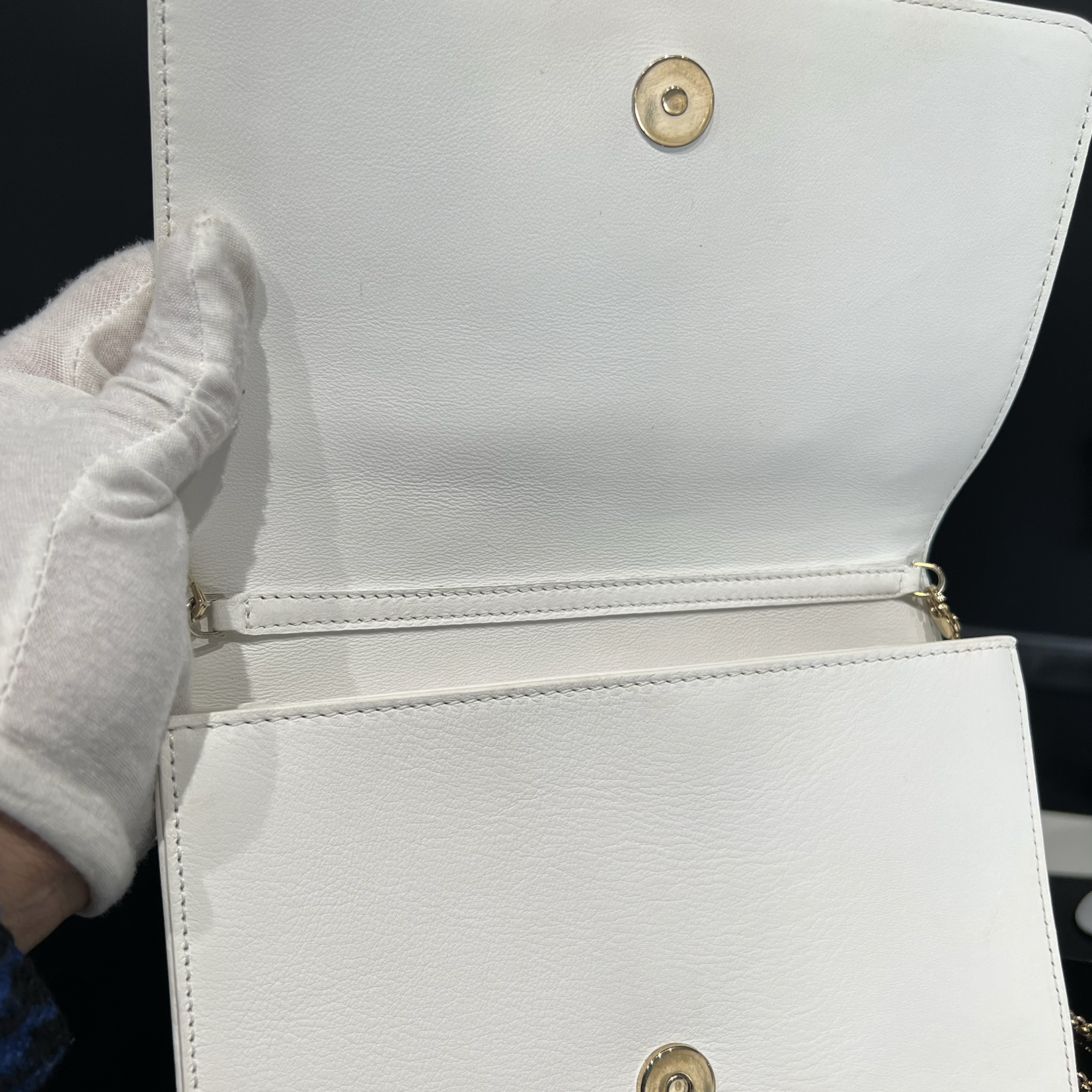 Versace SOLD - Versace White Palazzo Sultan Bag