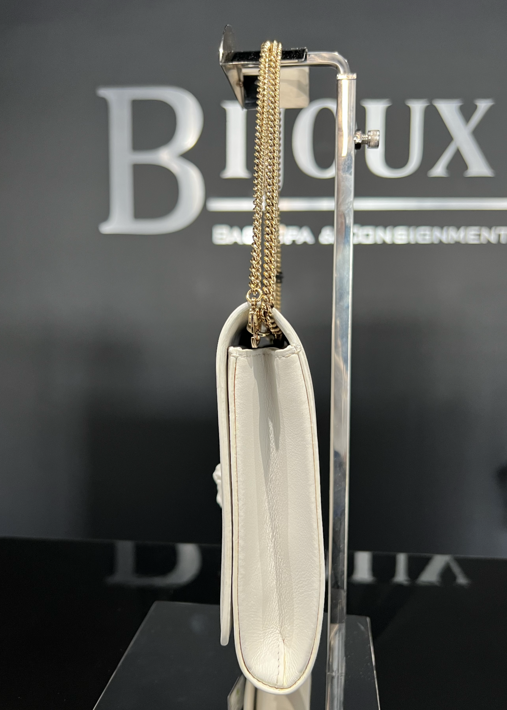 Versace SOLD - Versace White Palazzo Sultan Bag