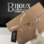 Alexander McQueen SOLD - Alexander McQueen Skull Patent Clutch