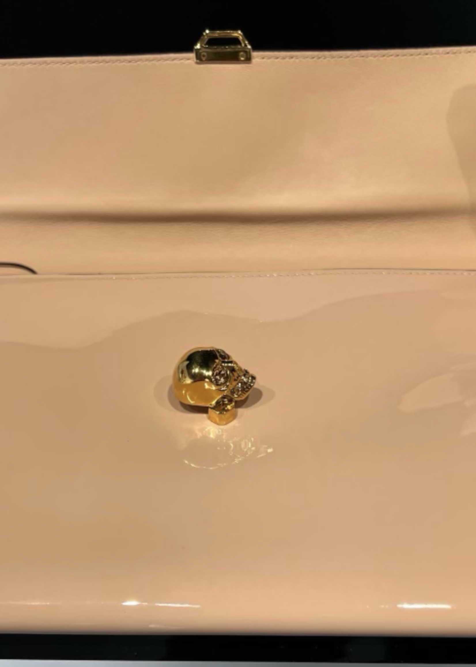 Alexander McQueen SOLD - Alexander McQueen Skull Patent Clutch